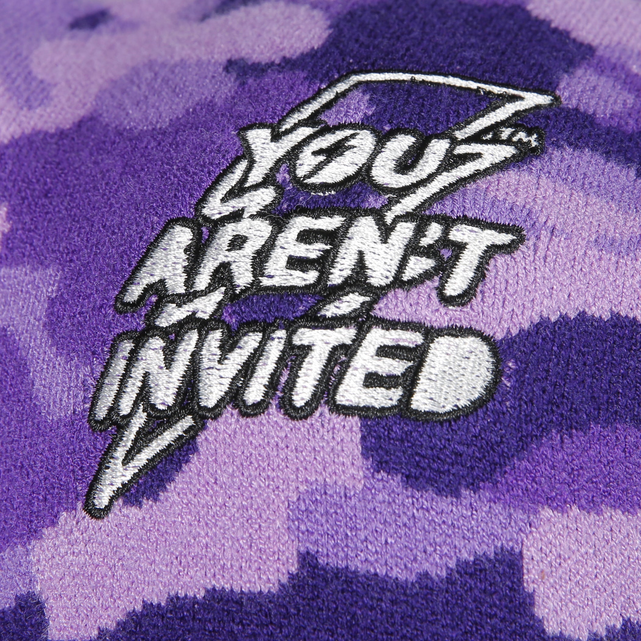 Quad Knit Balaclava - Purple