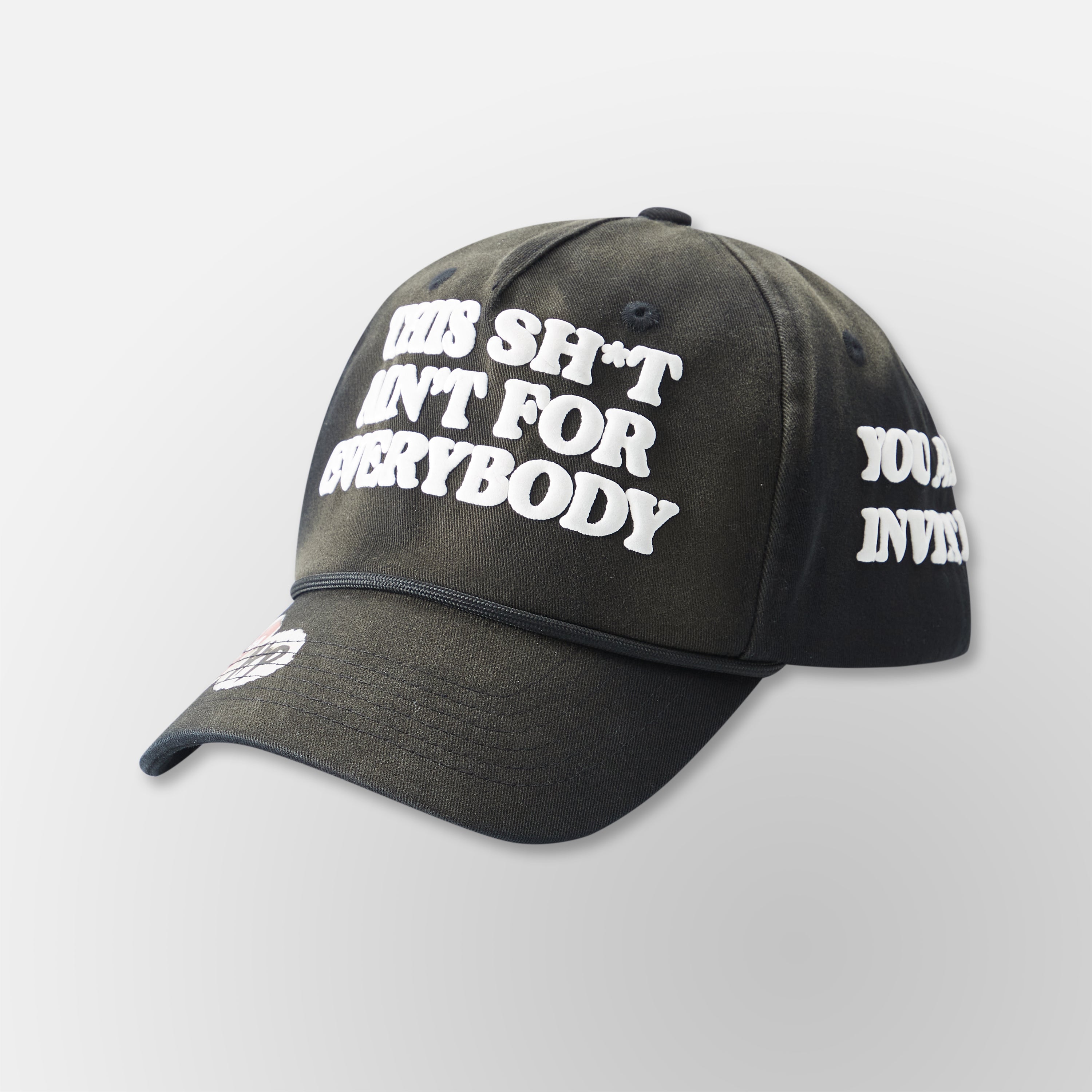 This Shit Ain't for Everybody Cap- Black