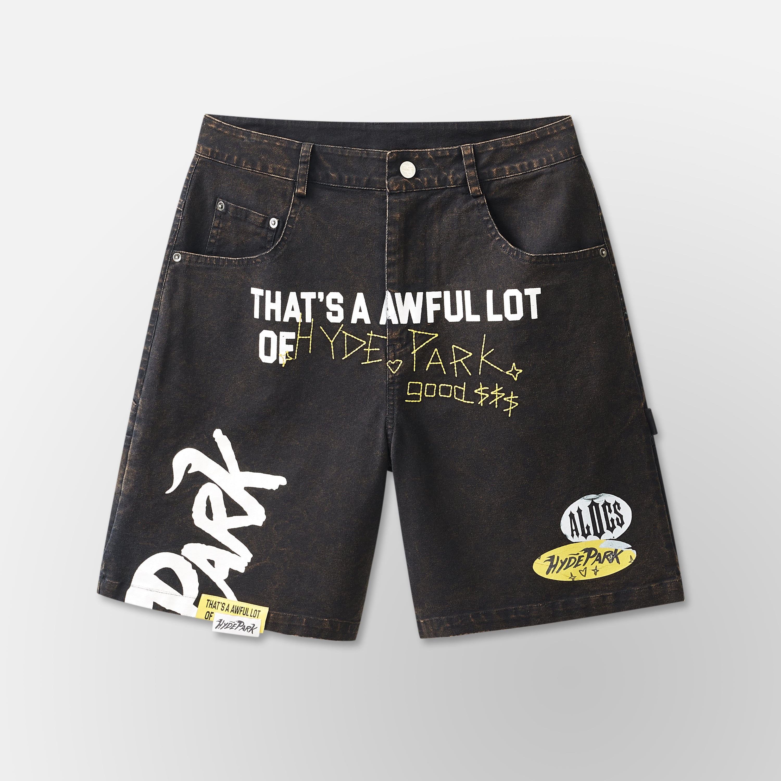 Carpenter Work Wear Shorts ALOCS x HP - Black