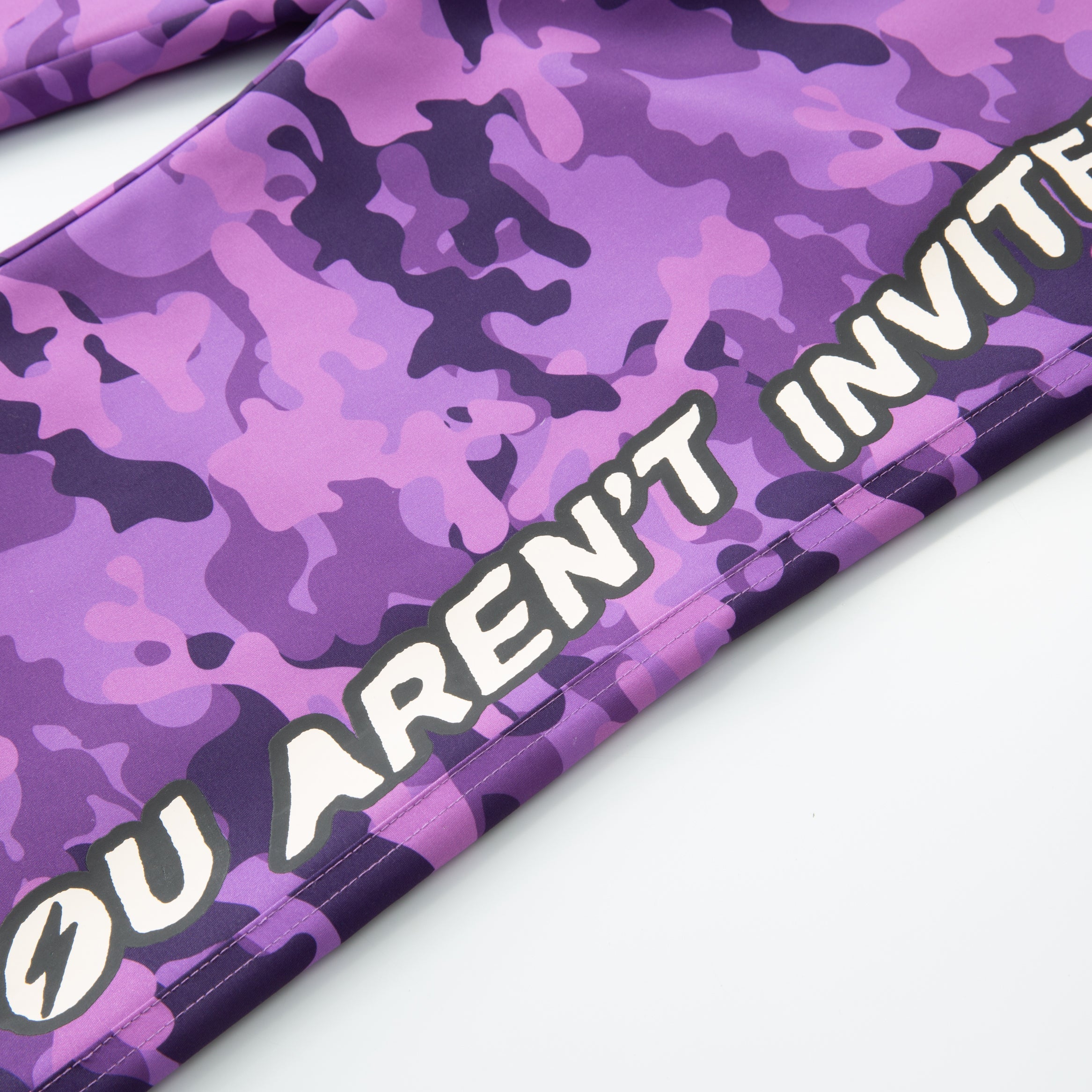 Lightning Camo Track pant - Purple
