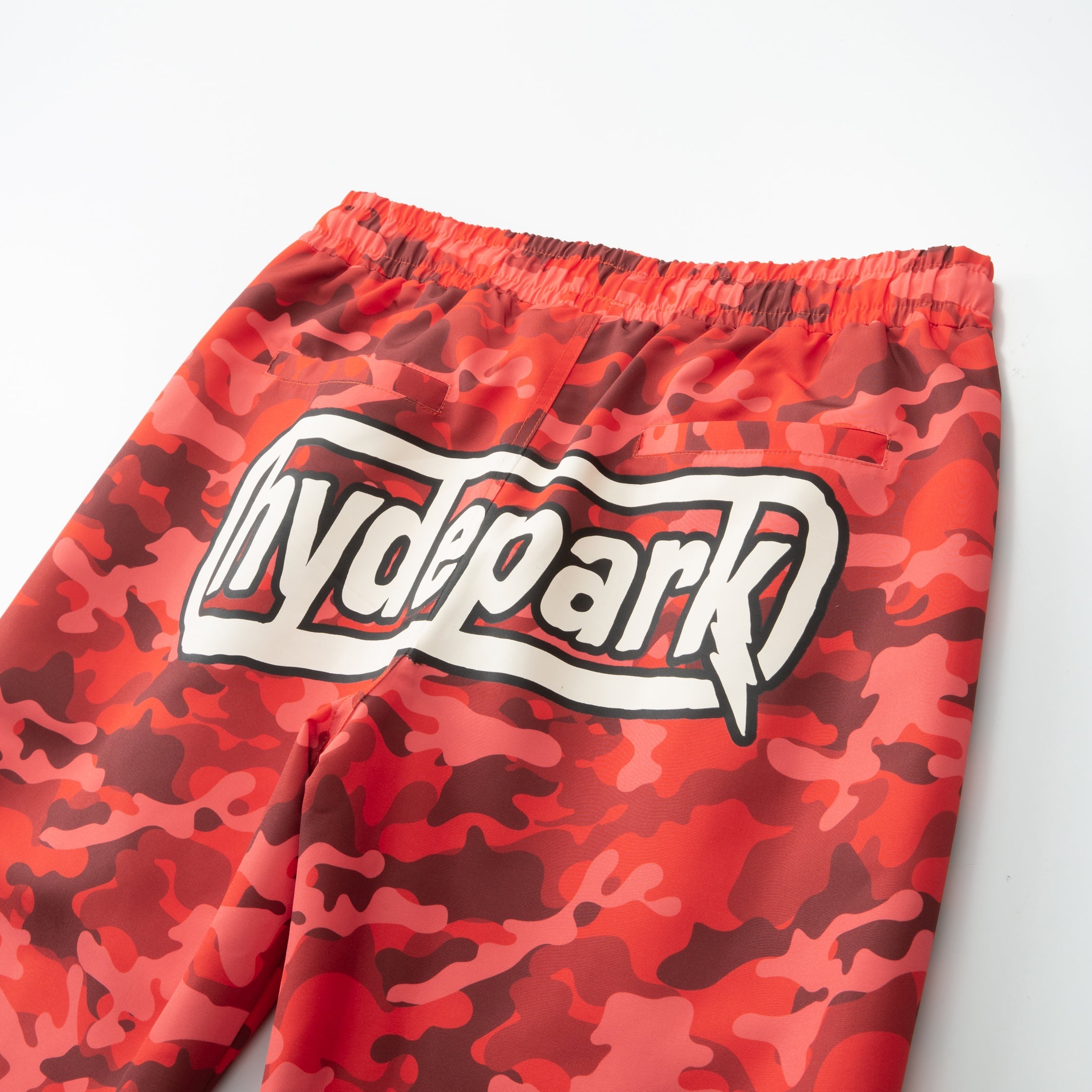 Lightning Camo Track pant - Red