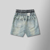 Vintage Denim Cut Off Shorts-Blue