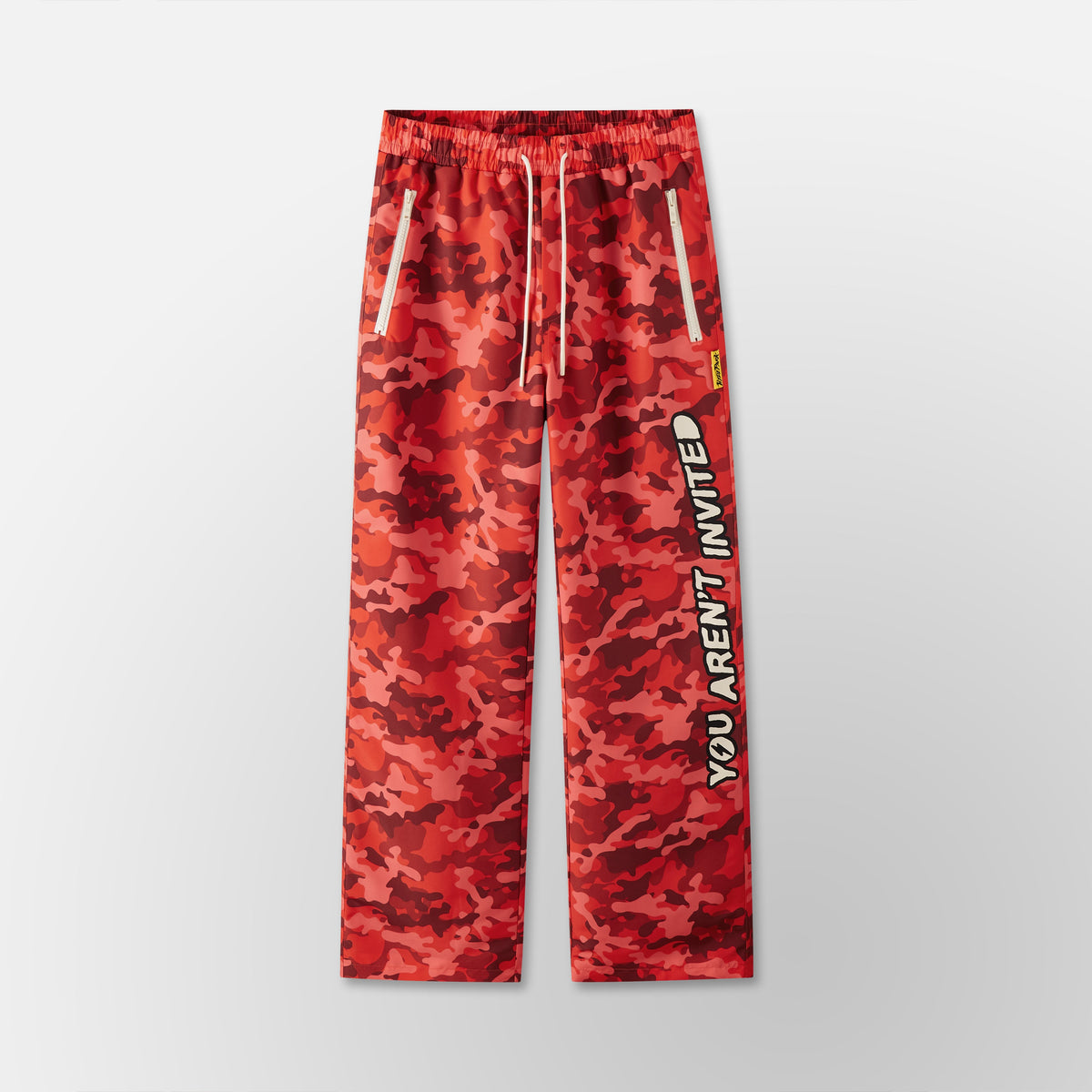 Lightning Camo Track pant - Red