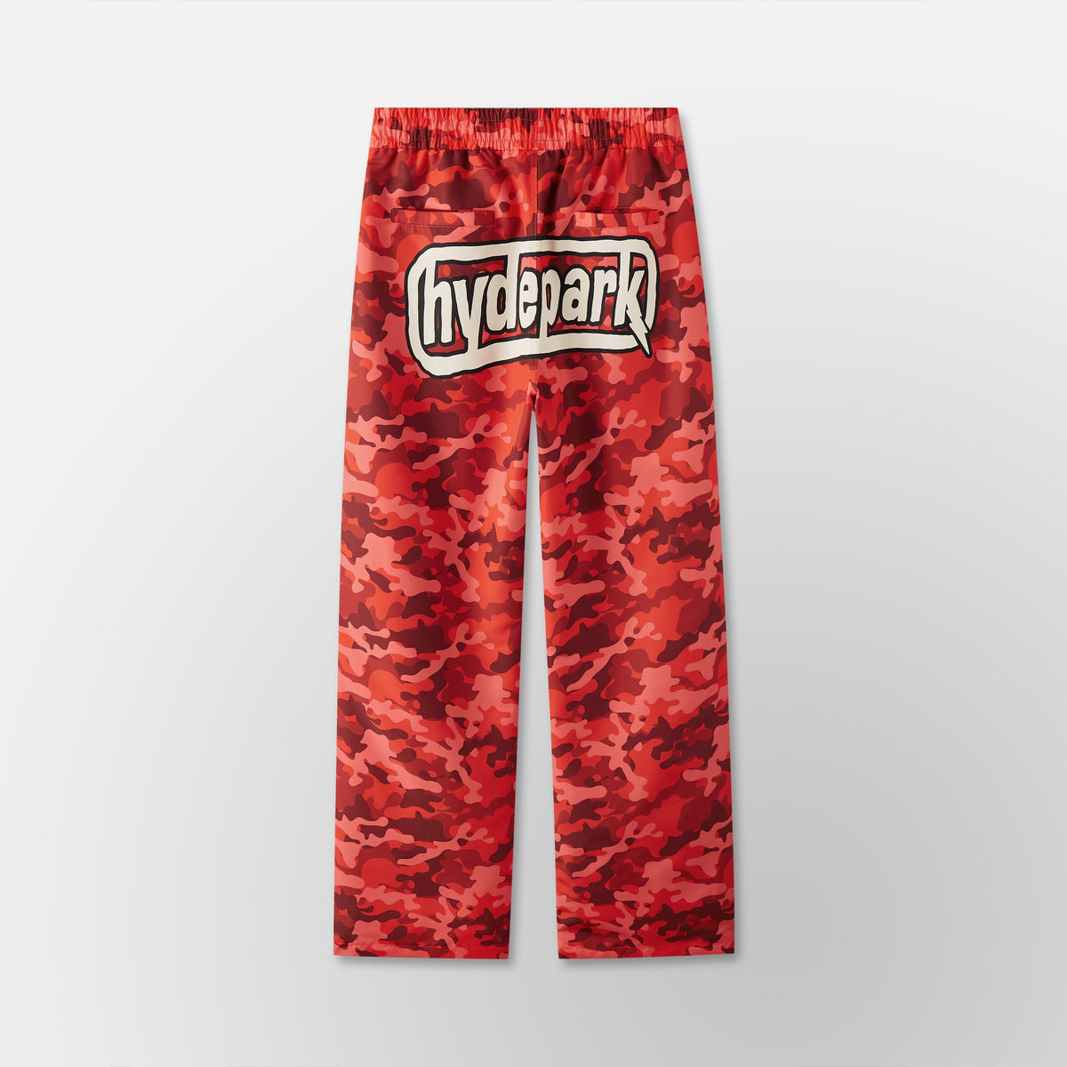 Lightning Camo Track pant - Red