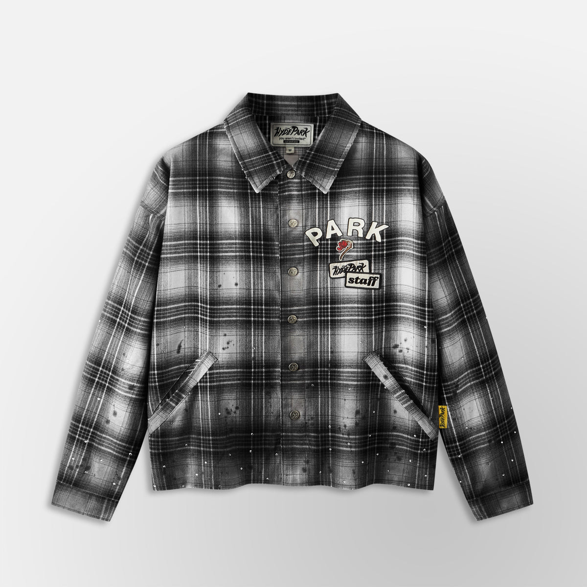 Flannel LS Shirt - Black/White