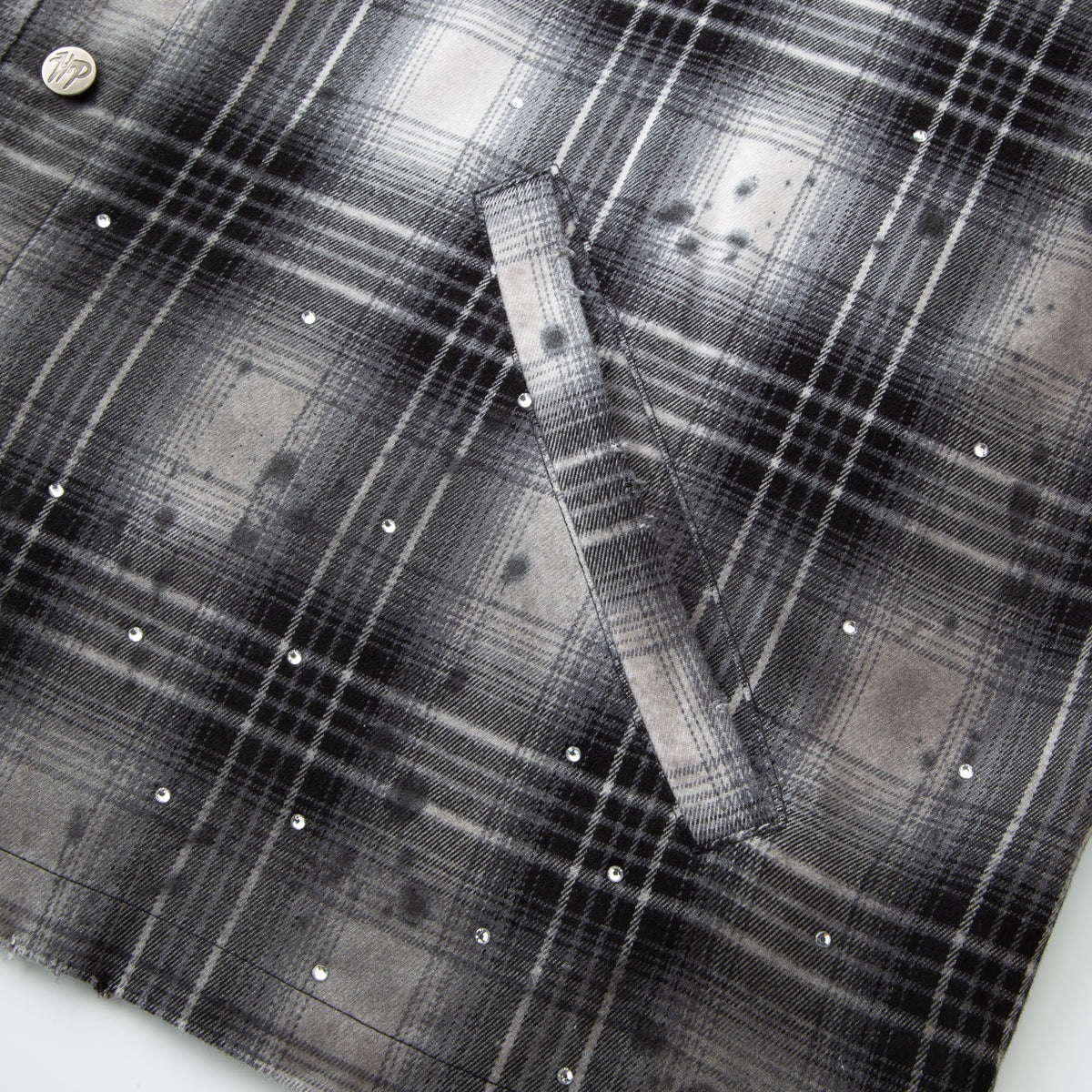 Flannel LS Shirt - Black/White