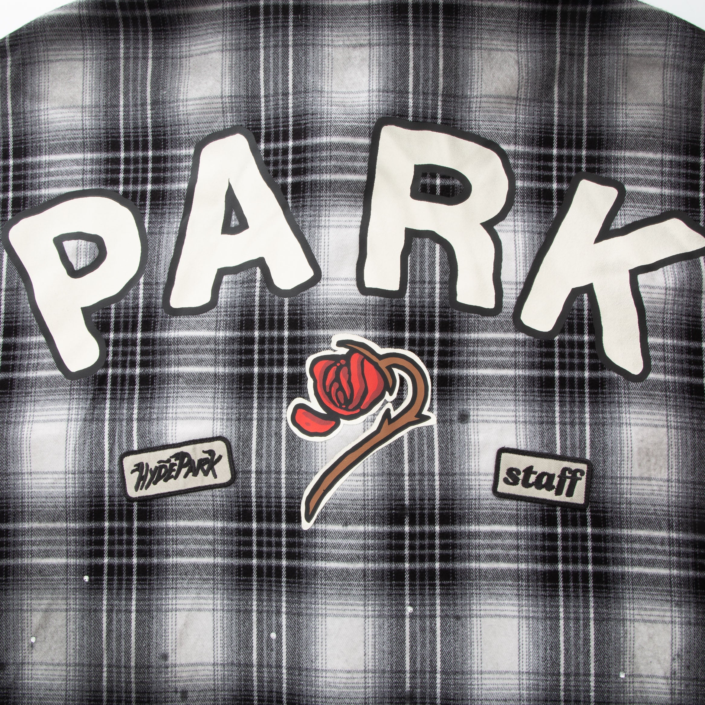 Flannel LS Shirt - Black/White