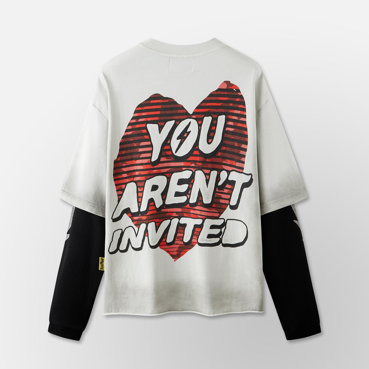 Yai-bolted camo heart -Cream red camo