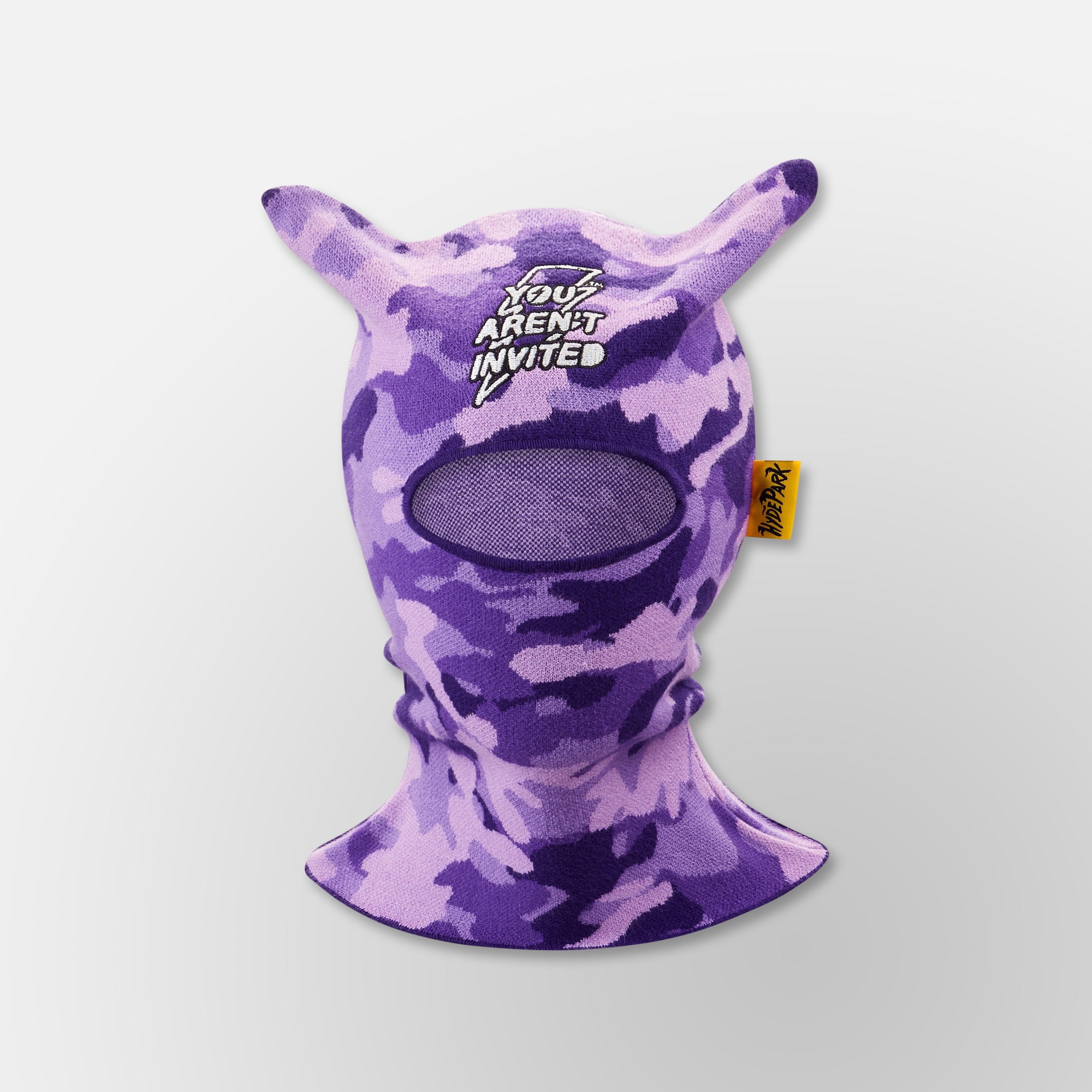 Quad Knit Balaclava - Purple