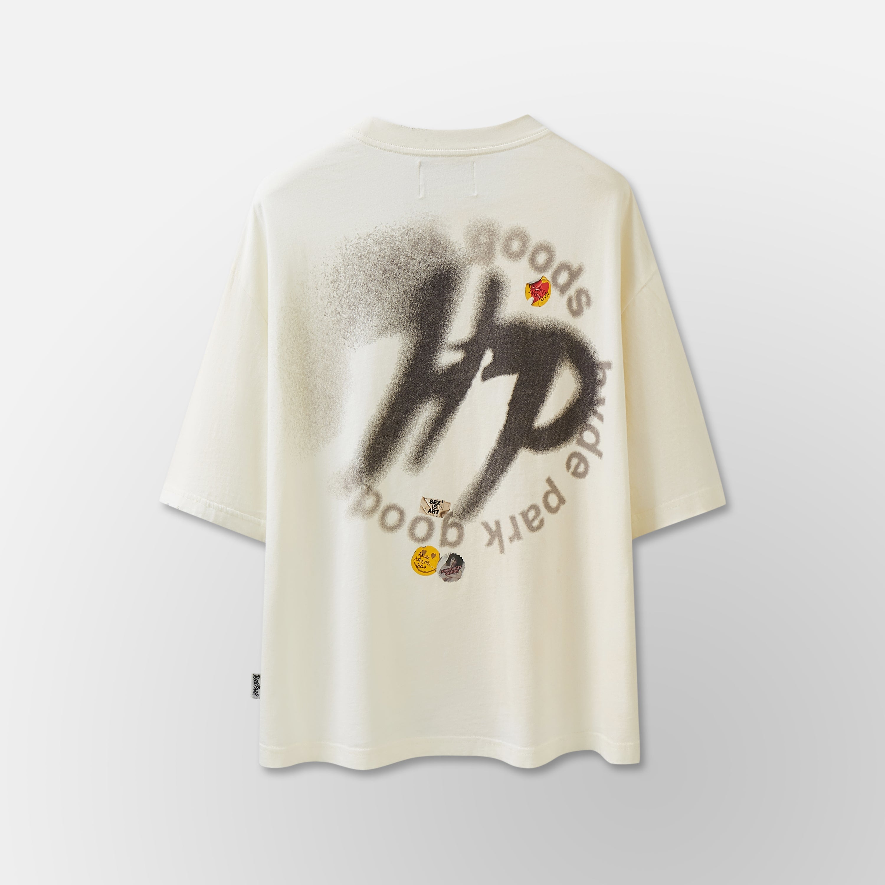 Over Spray Sticker Slap HP - White