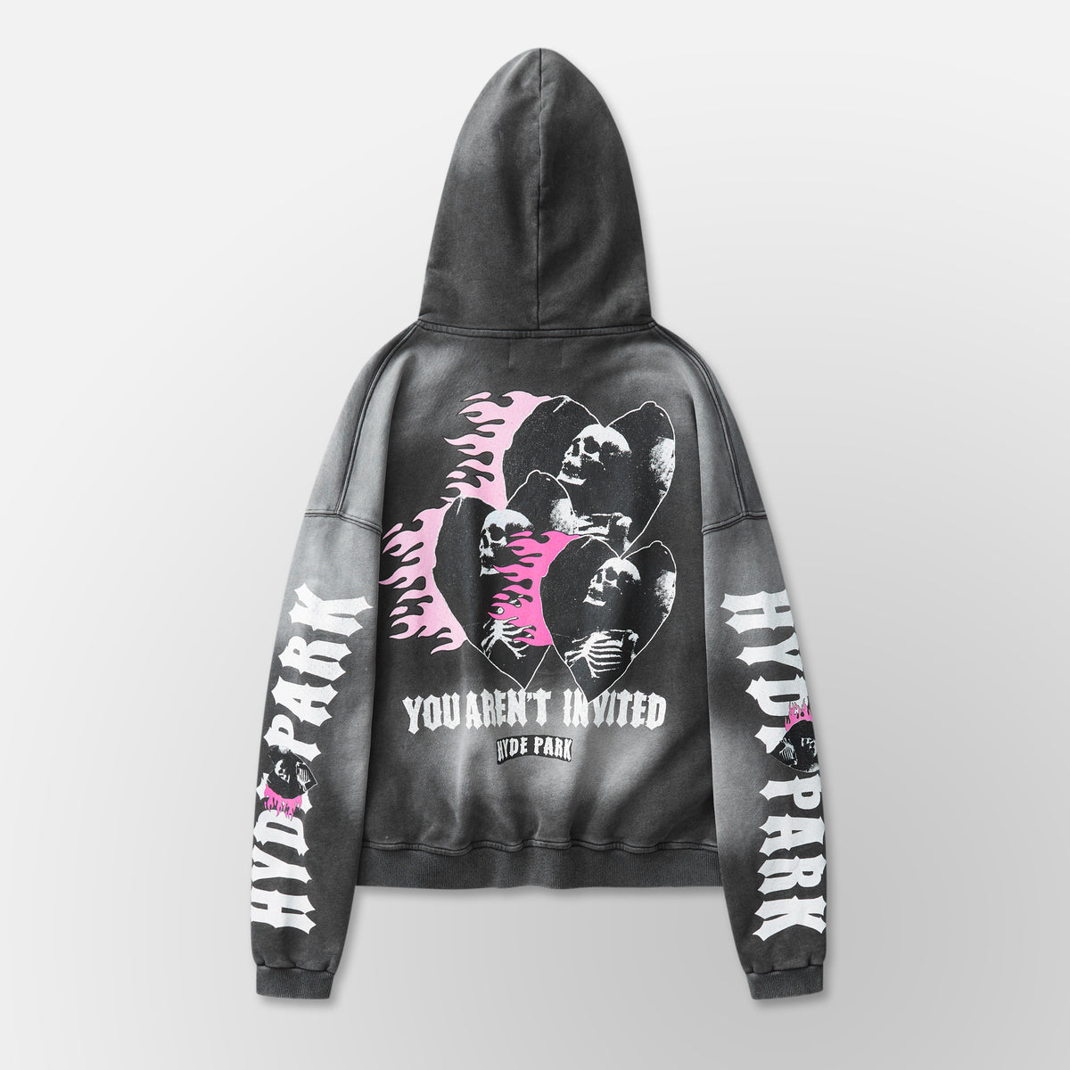 Eternal Flame Hoodie - Black/ Pink