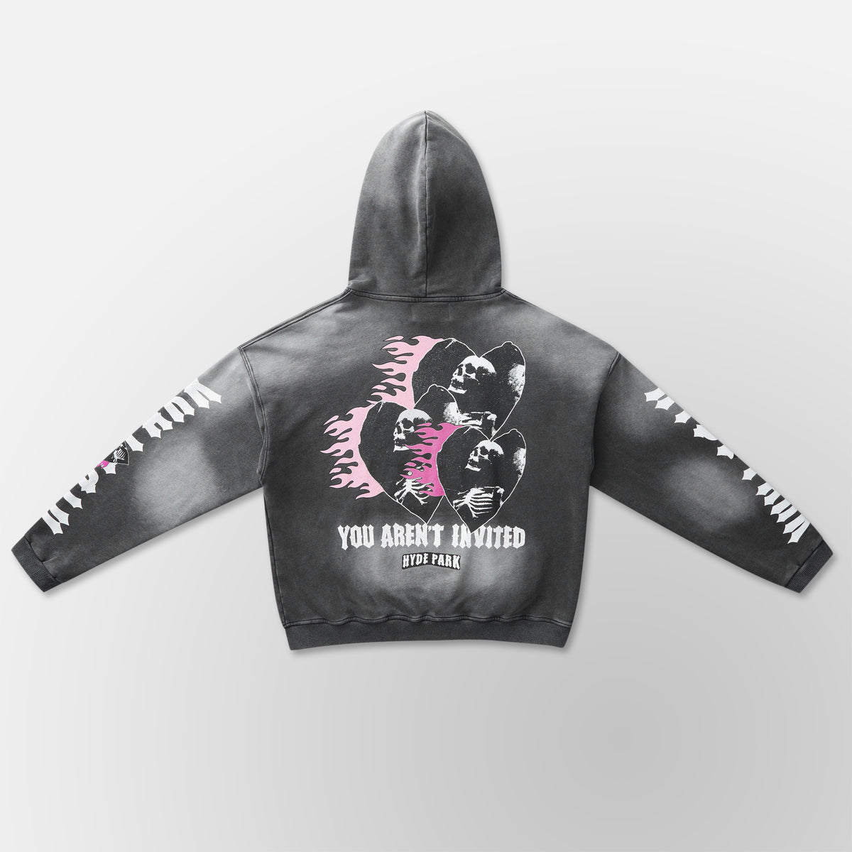 Eternal Flame Hoodie - Black/ Pink