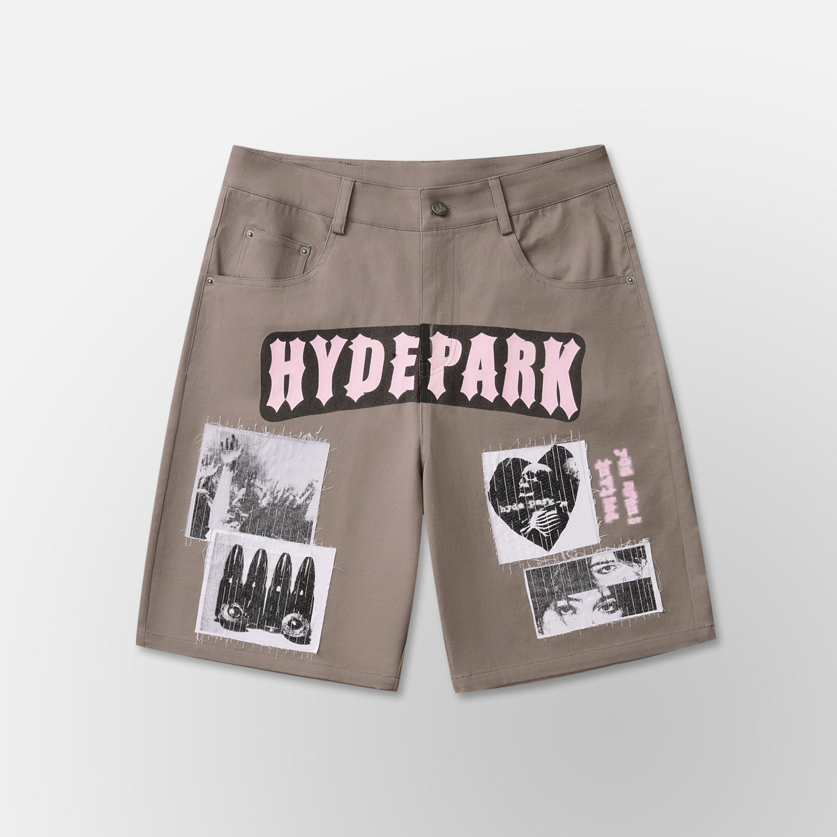 Grim Sympathy shorts - Grey