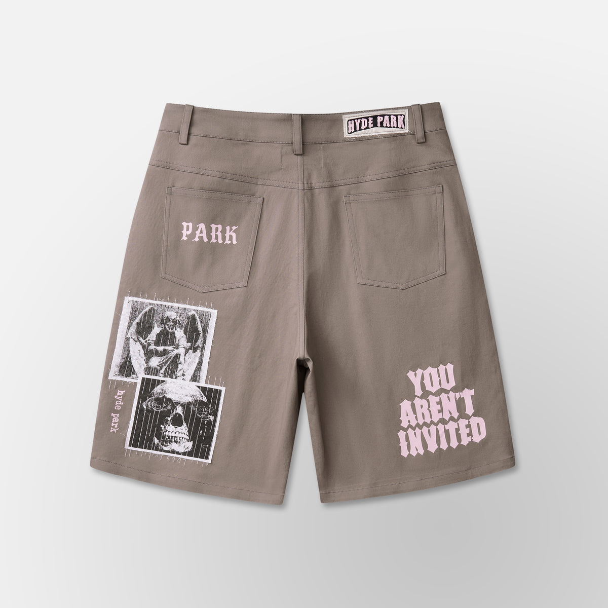 Grim Sympathy shorts - Grey