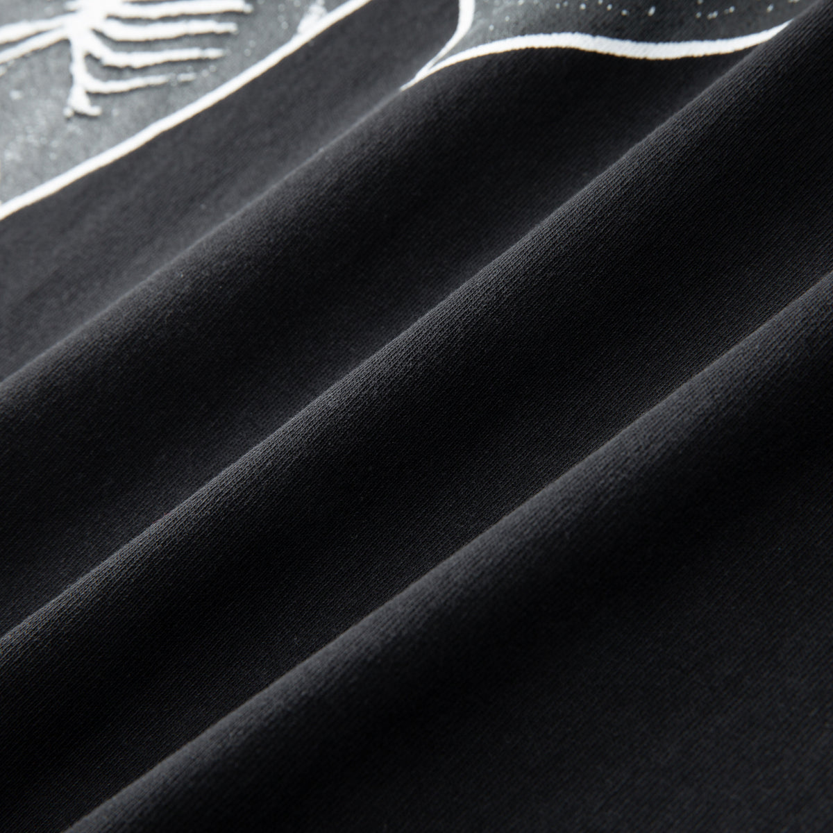 Triple heart Skull- BLK