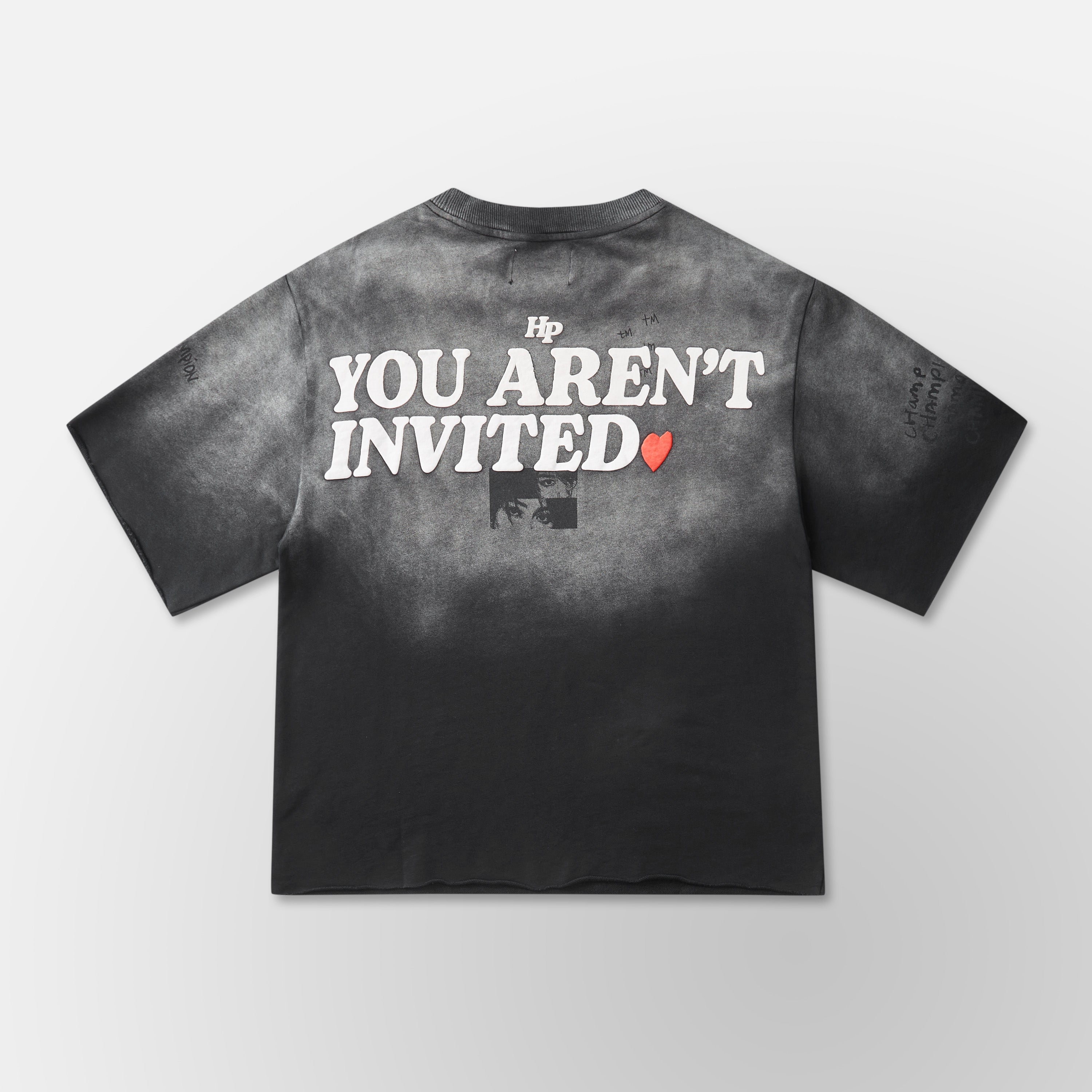 Slouch Cut Sweat Shirt - Black