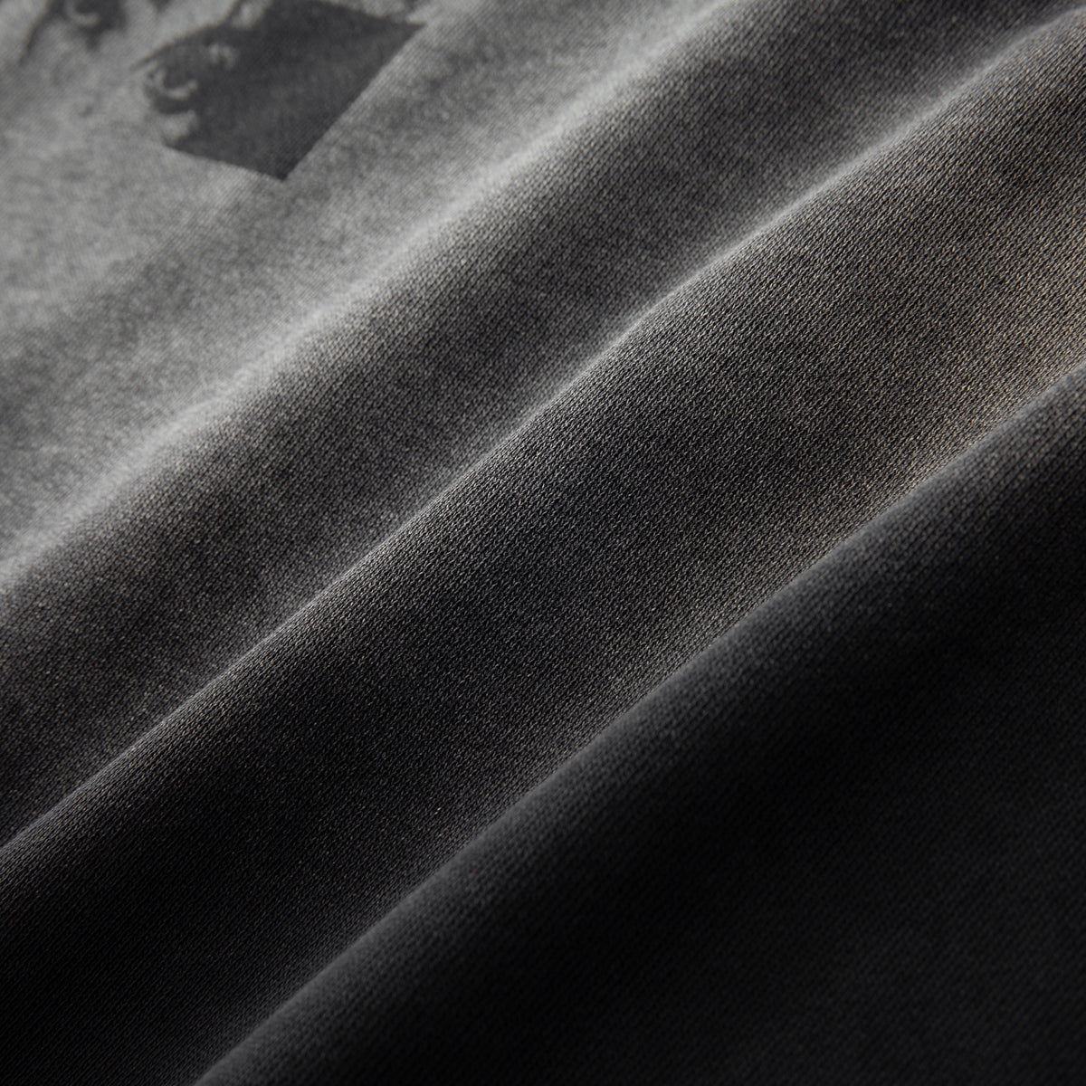 Slouch Cut Sweat Shirt - Black