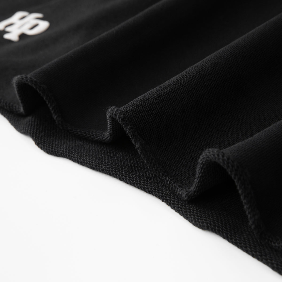 Slouch Cut Sweat Shirt - Black