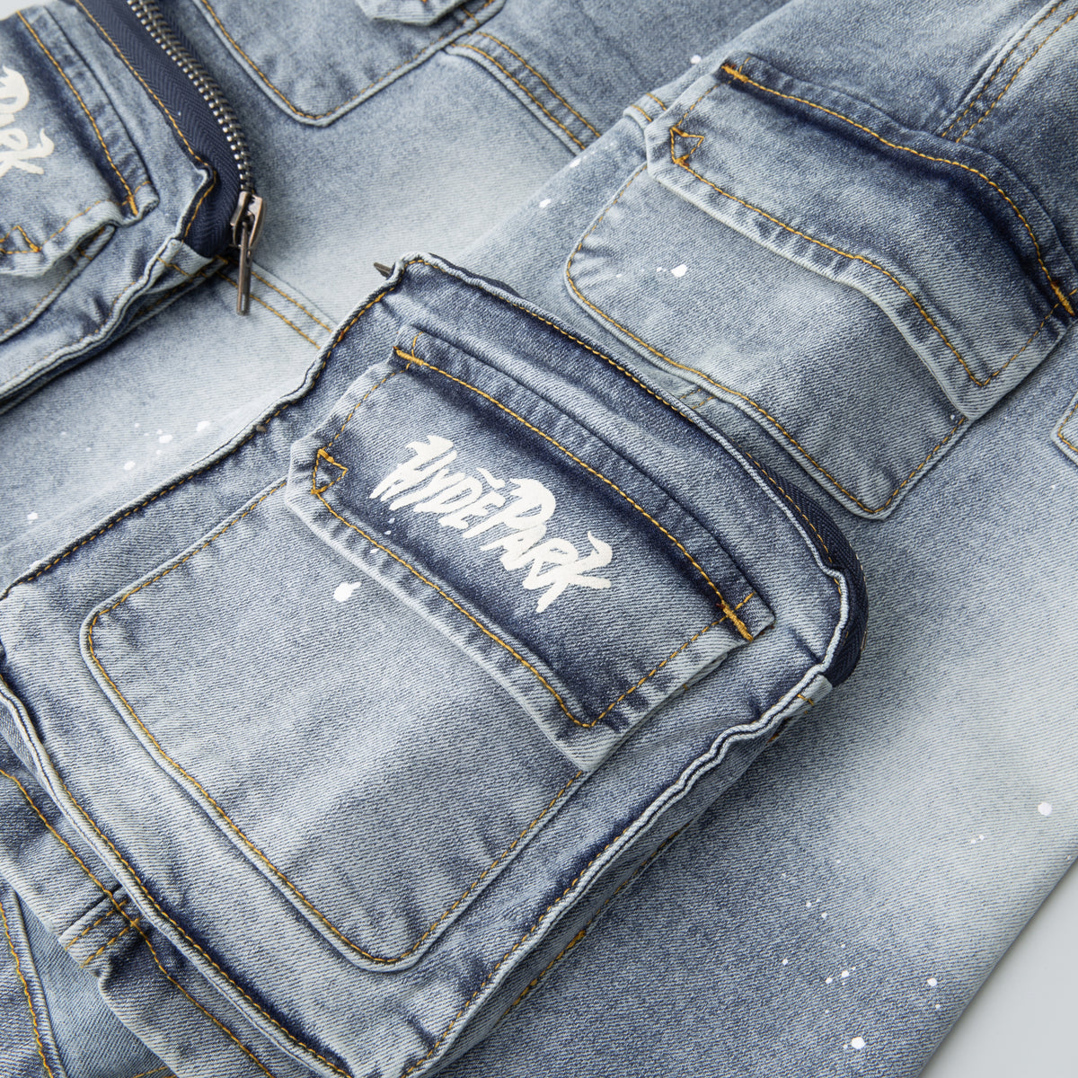 Velocity Cargo Denim Short - Blue