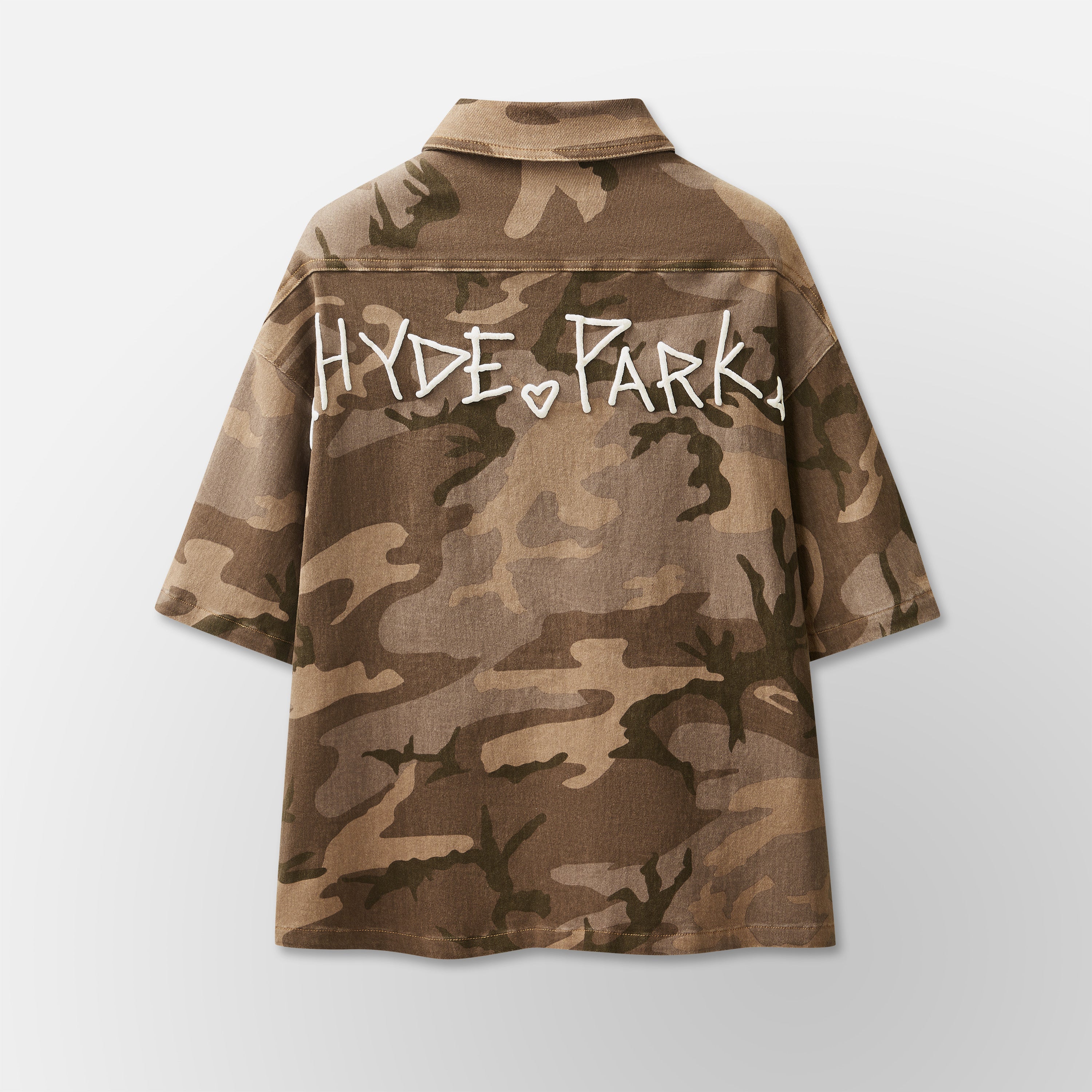 Urban Desert Camo Button Down Fatigue - Brown