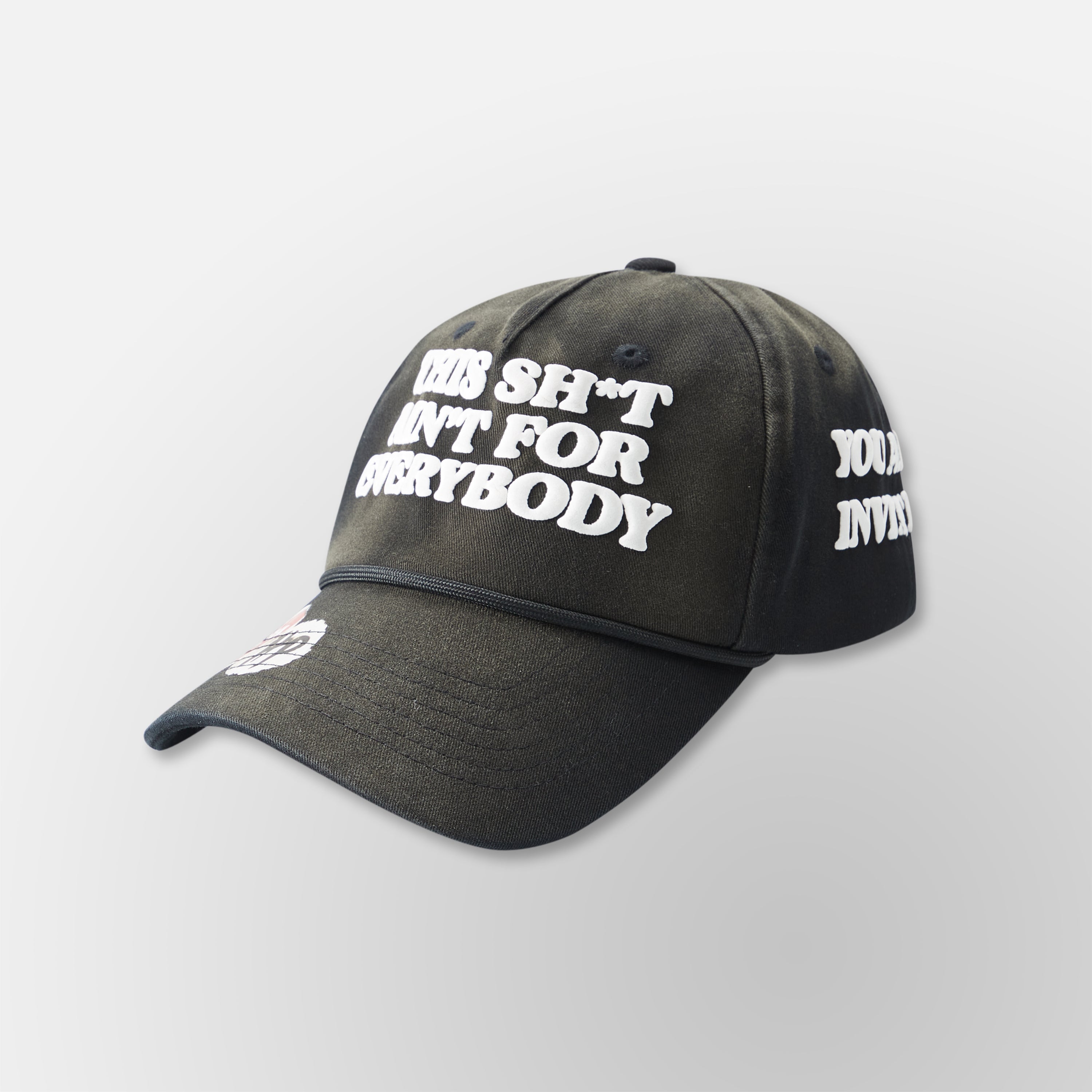 This Shit Ain't for Everybody Cap- Black