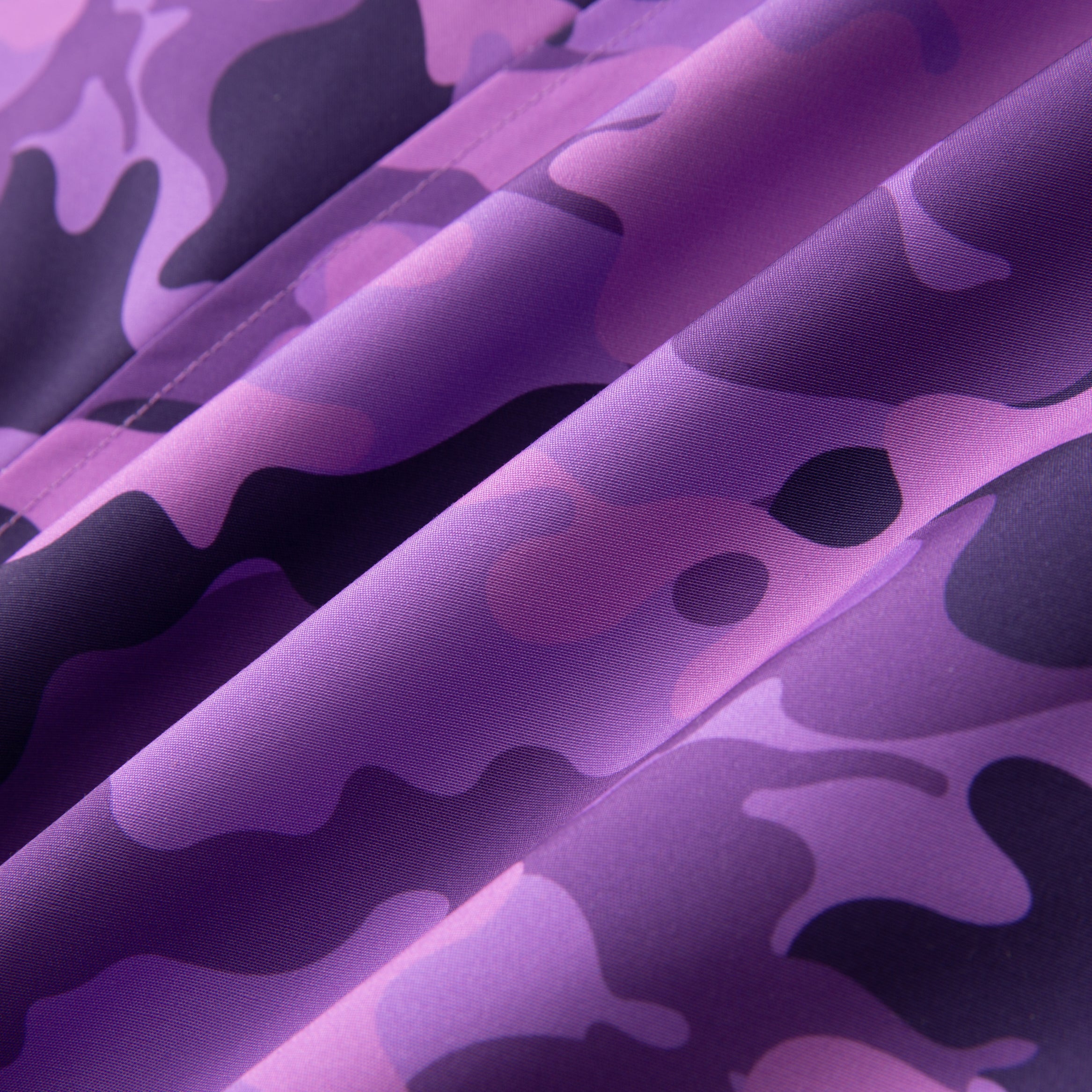 Lightning Camo Hooded Track Jacket - Purple