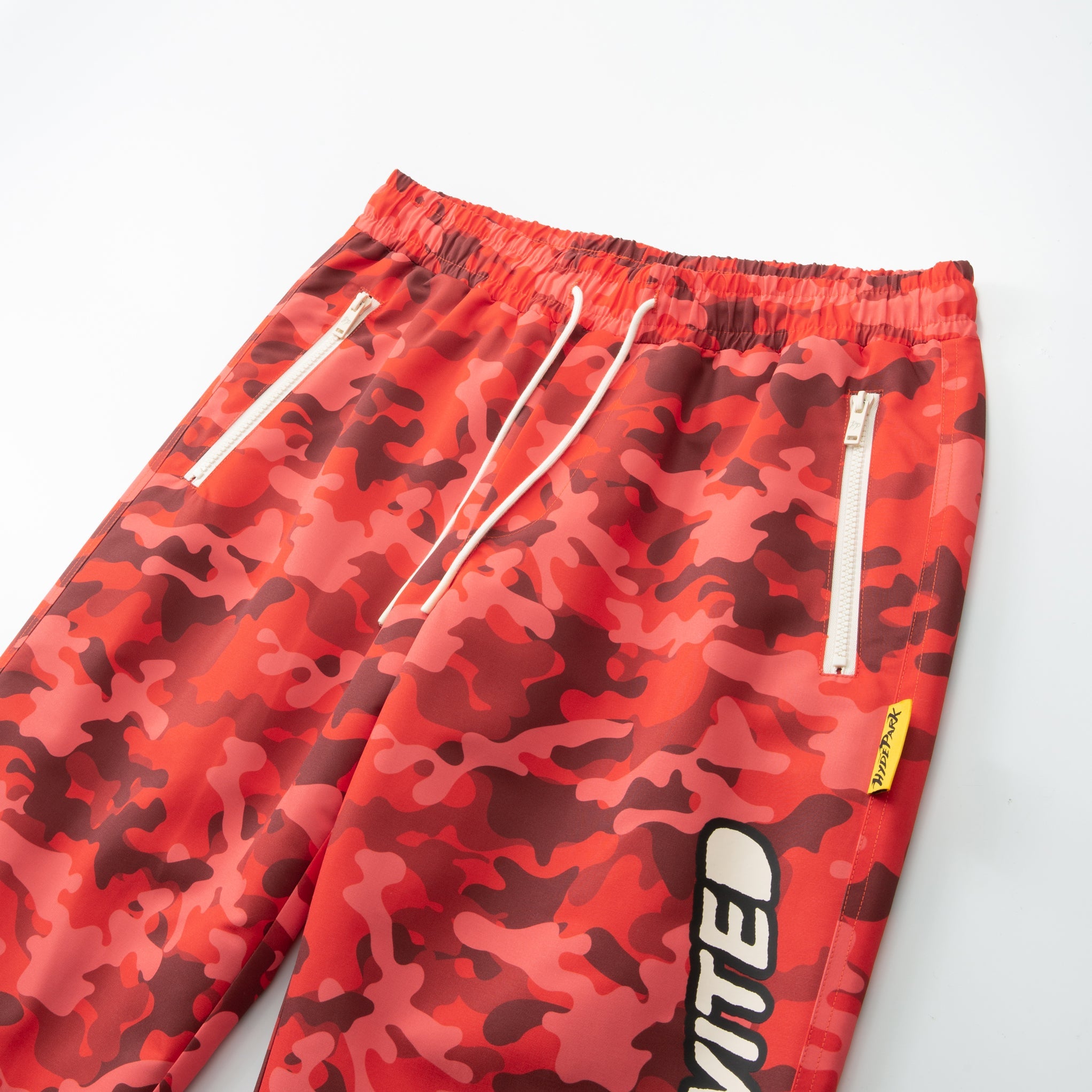 Lightning Camo Track pant - Red