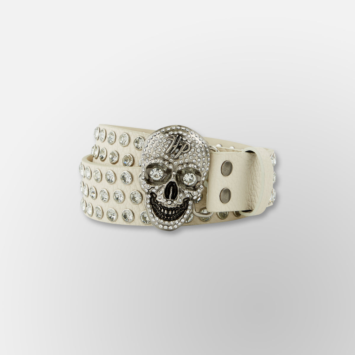 White Skull Belt