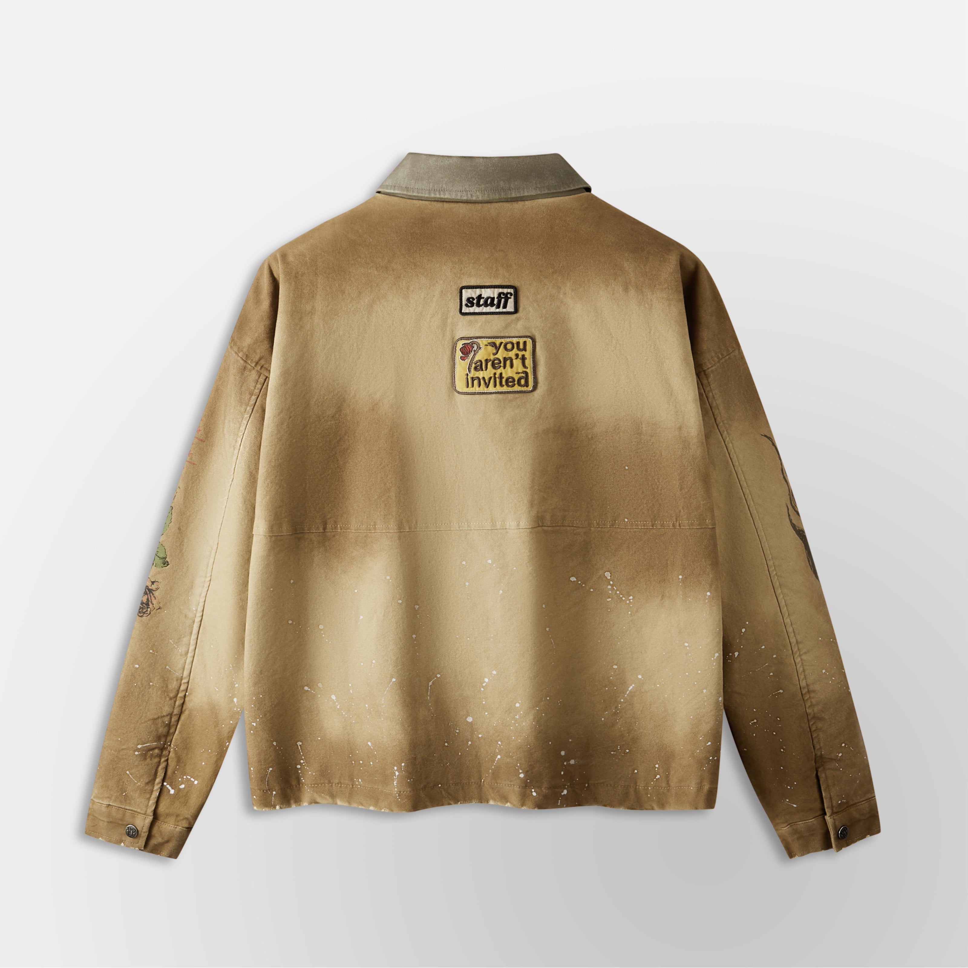 After Work Wear Staff Jacket - Khaki