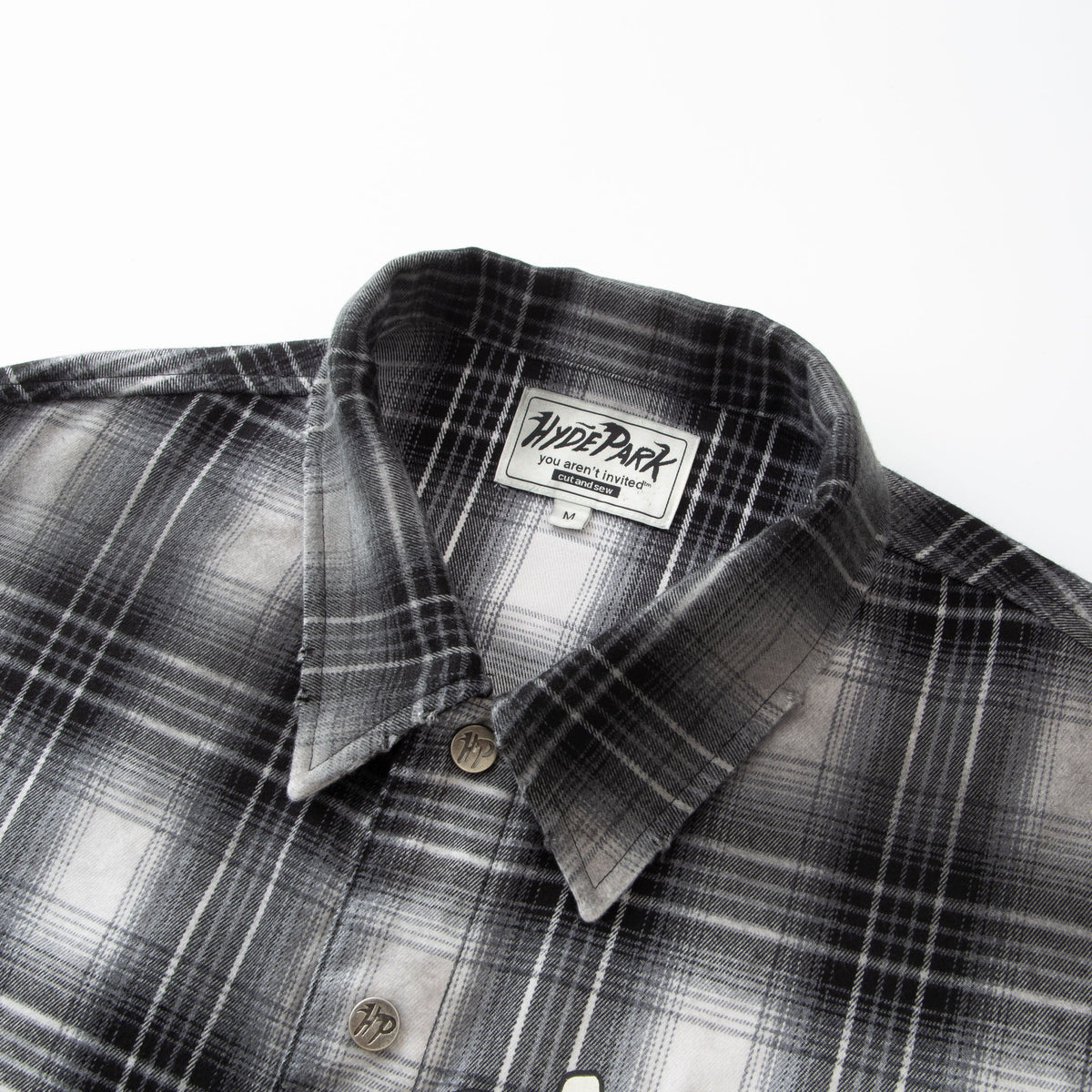 Flannel LS Shirt - Black/White