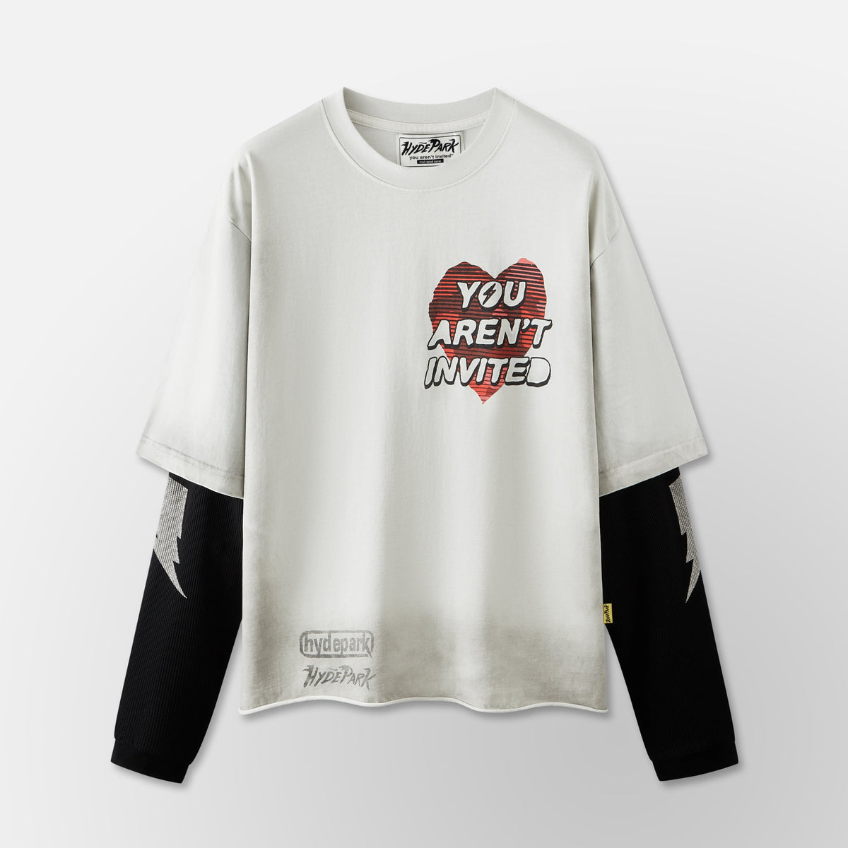 Yai-bolted camo heart -Cream red camo