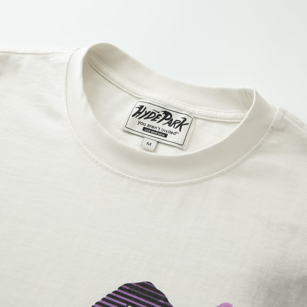 Yai-bolted camo heart -Cream purple camo