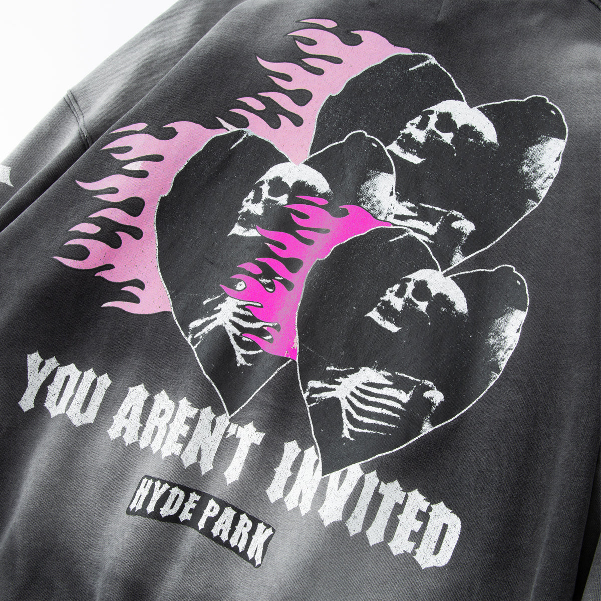 Eternal Flame Hoodie - Black/ Pink