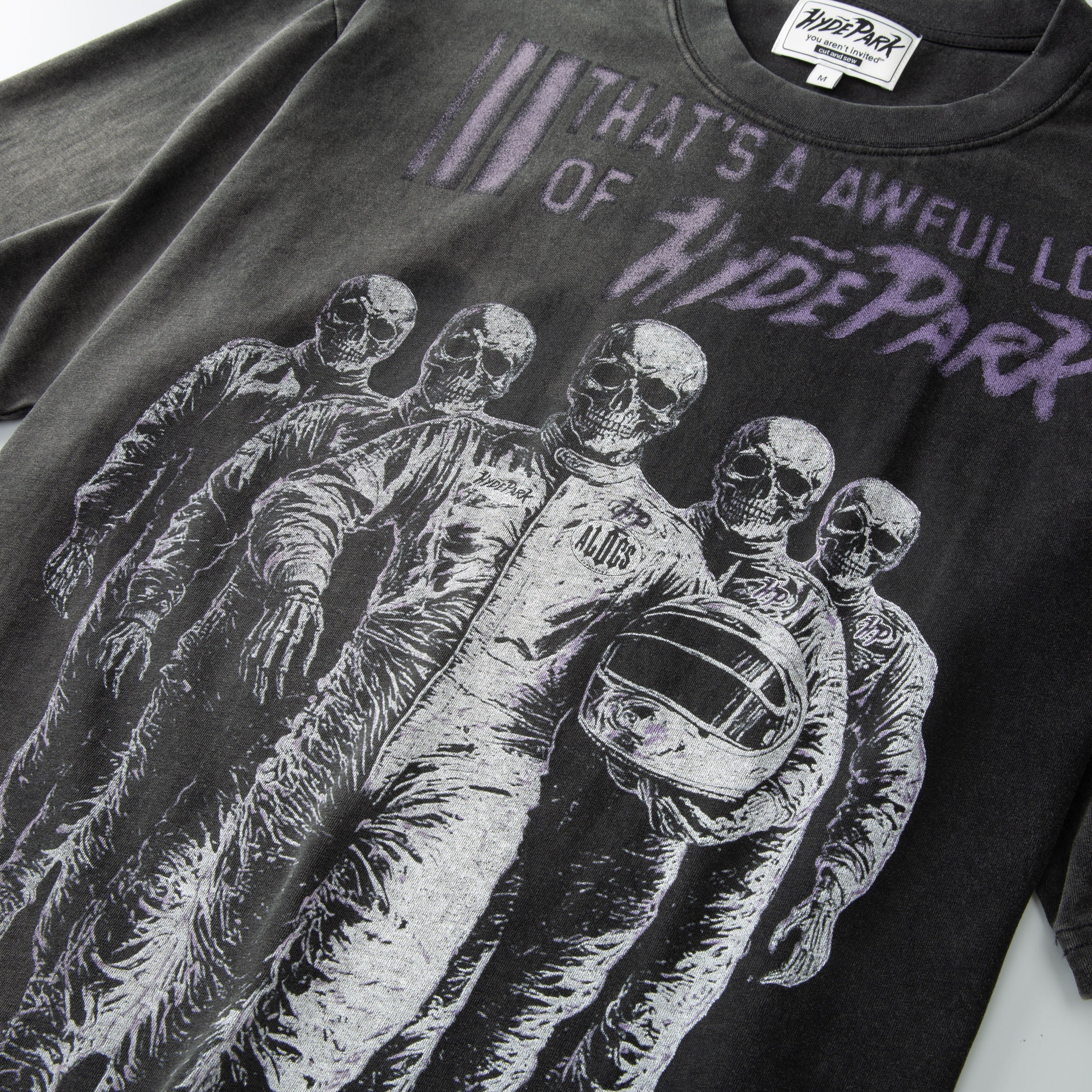 Cough Syrup Moto Racer Team T-shirt  - Blk