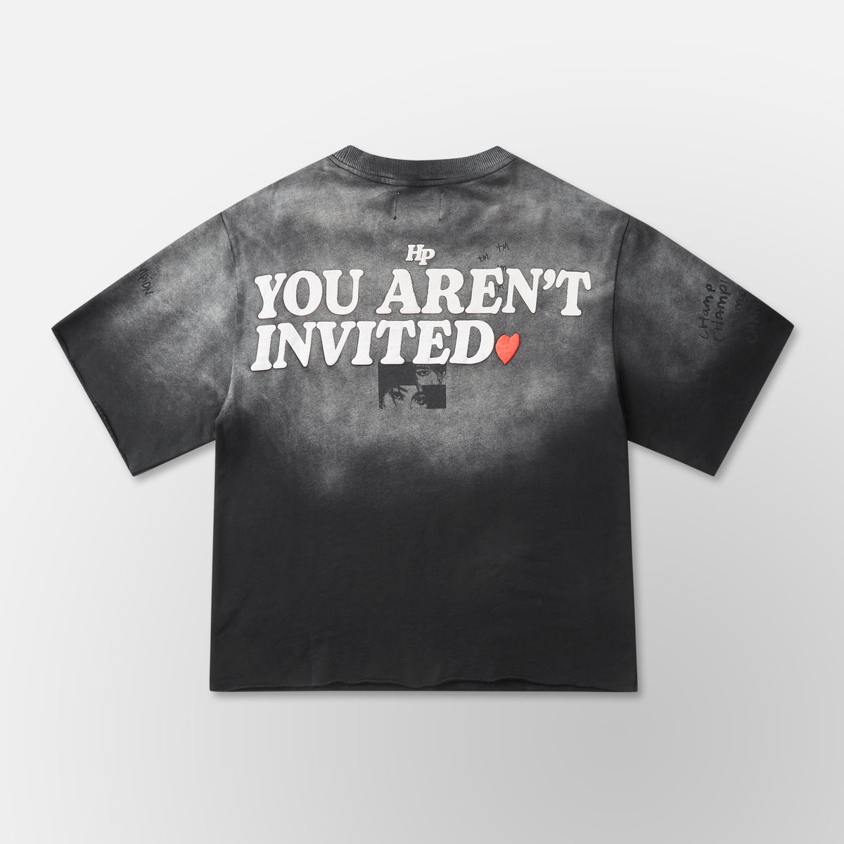 Slouch Cut Sweat Shirt - Black