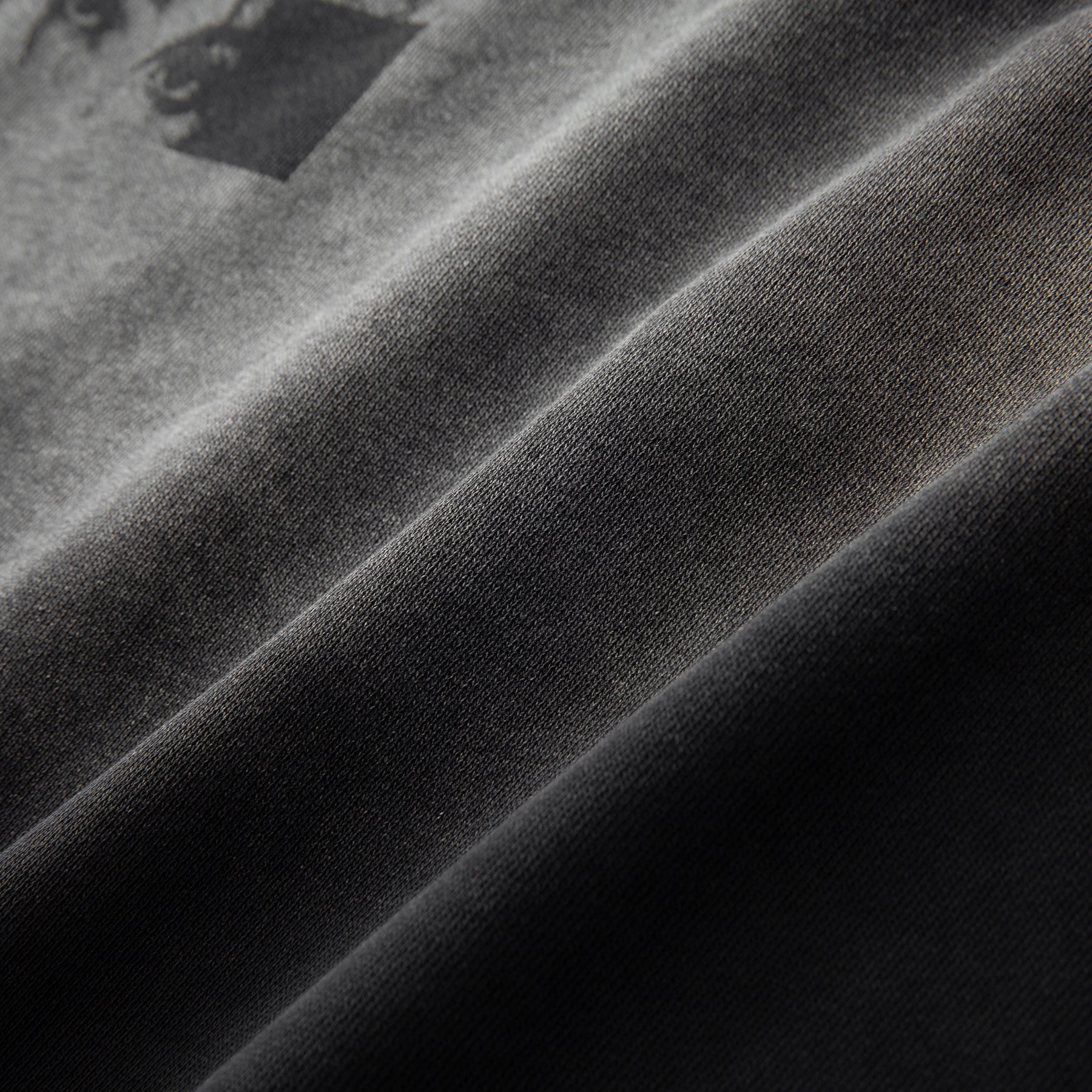 Slouch Cut Sweat Shirt - Black