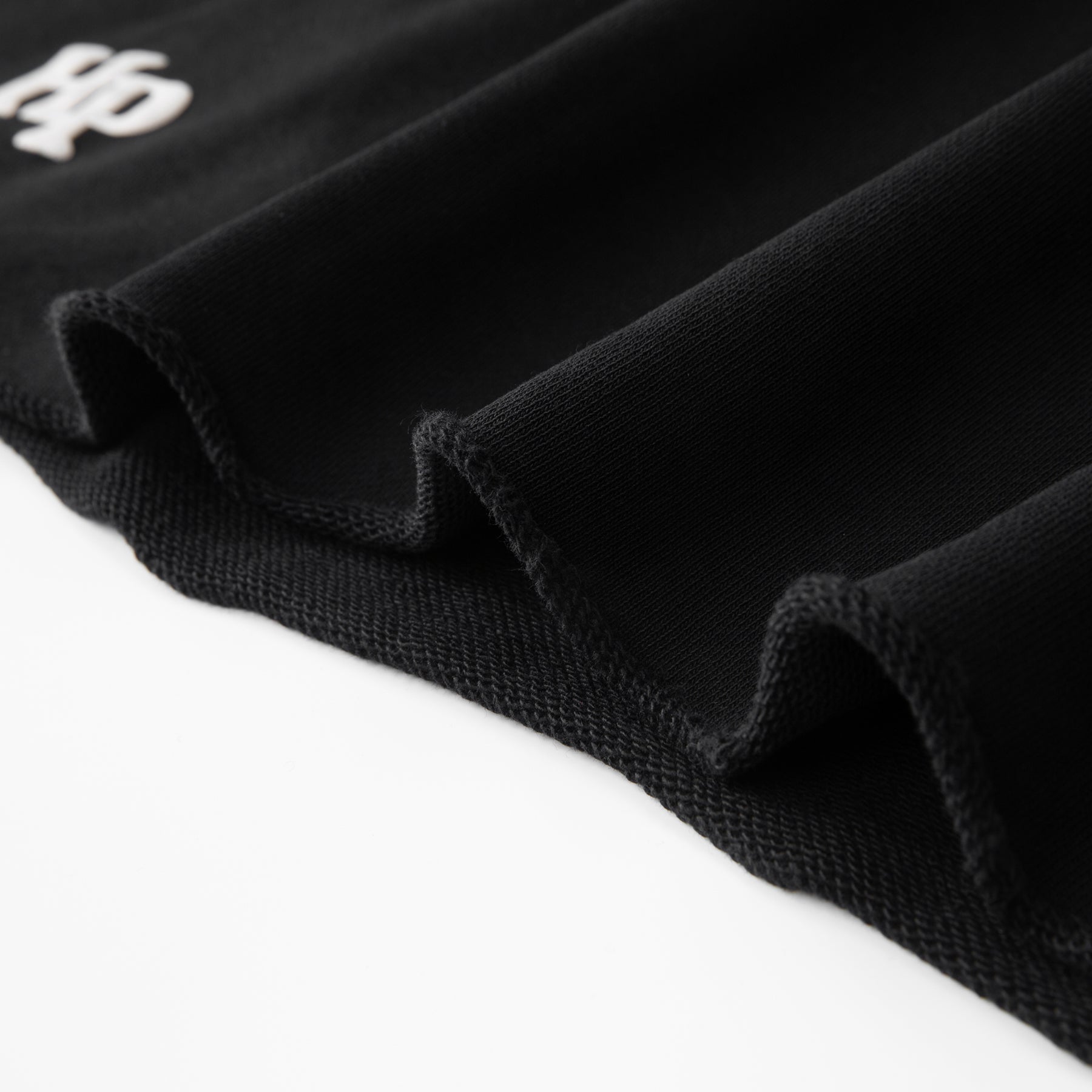 Slouch Cut Sweat Shirt - Black