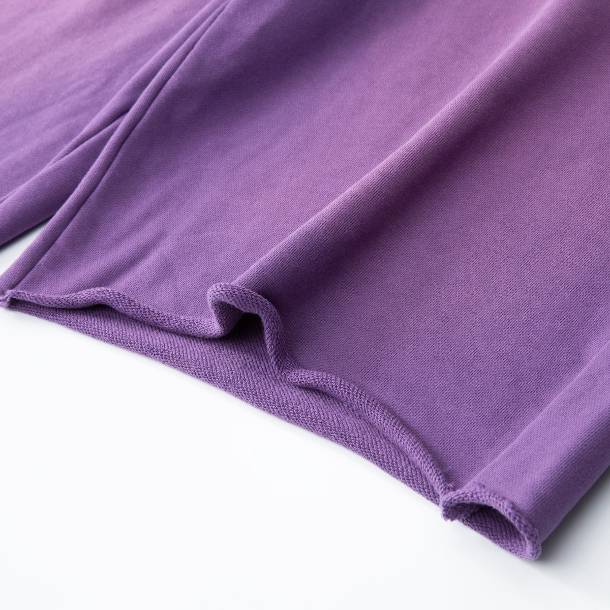 Slouch Cut Jogger Shorts - Purple