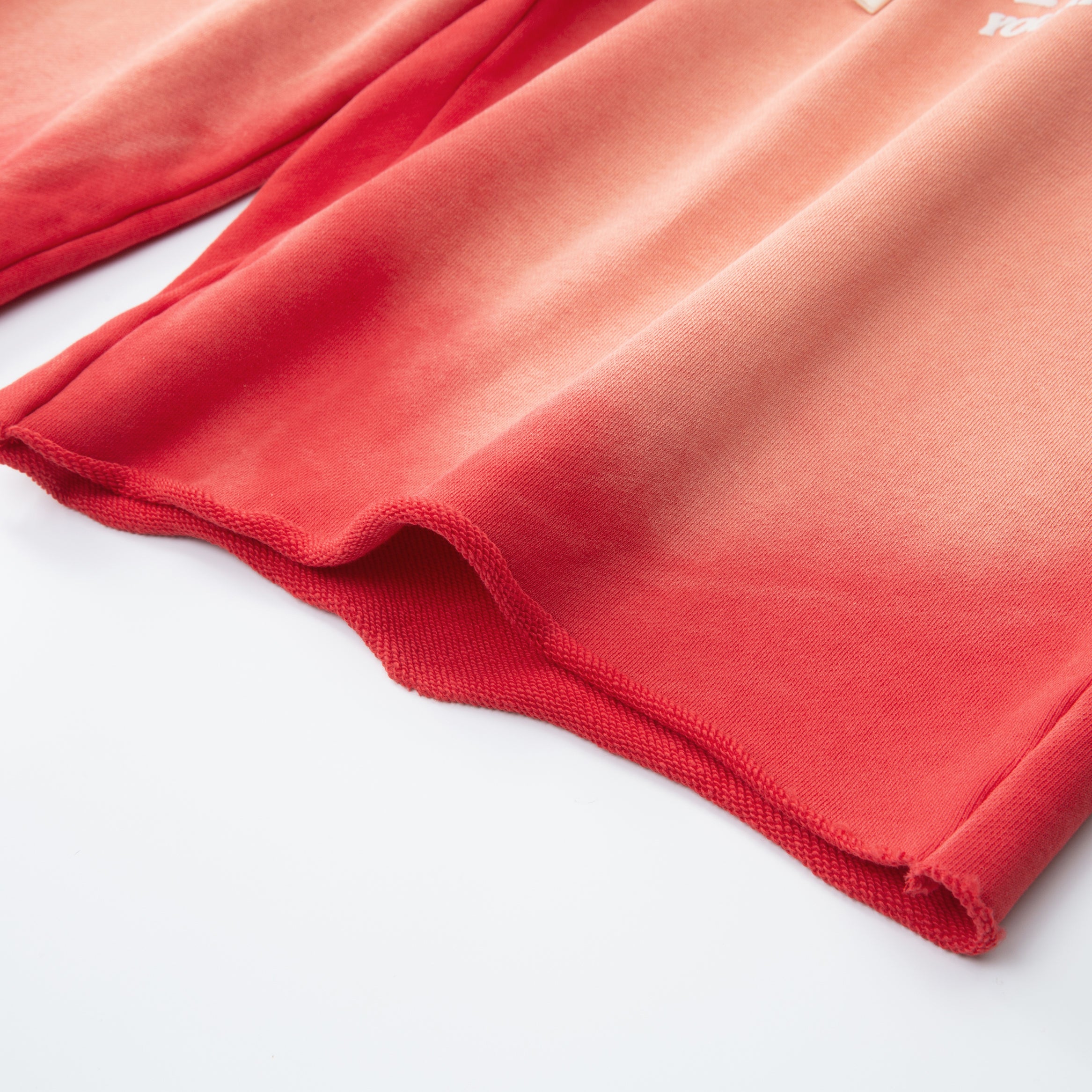 Slouch Cut Jogger Shorts - Red