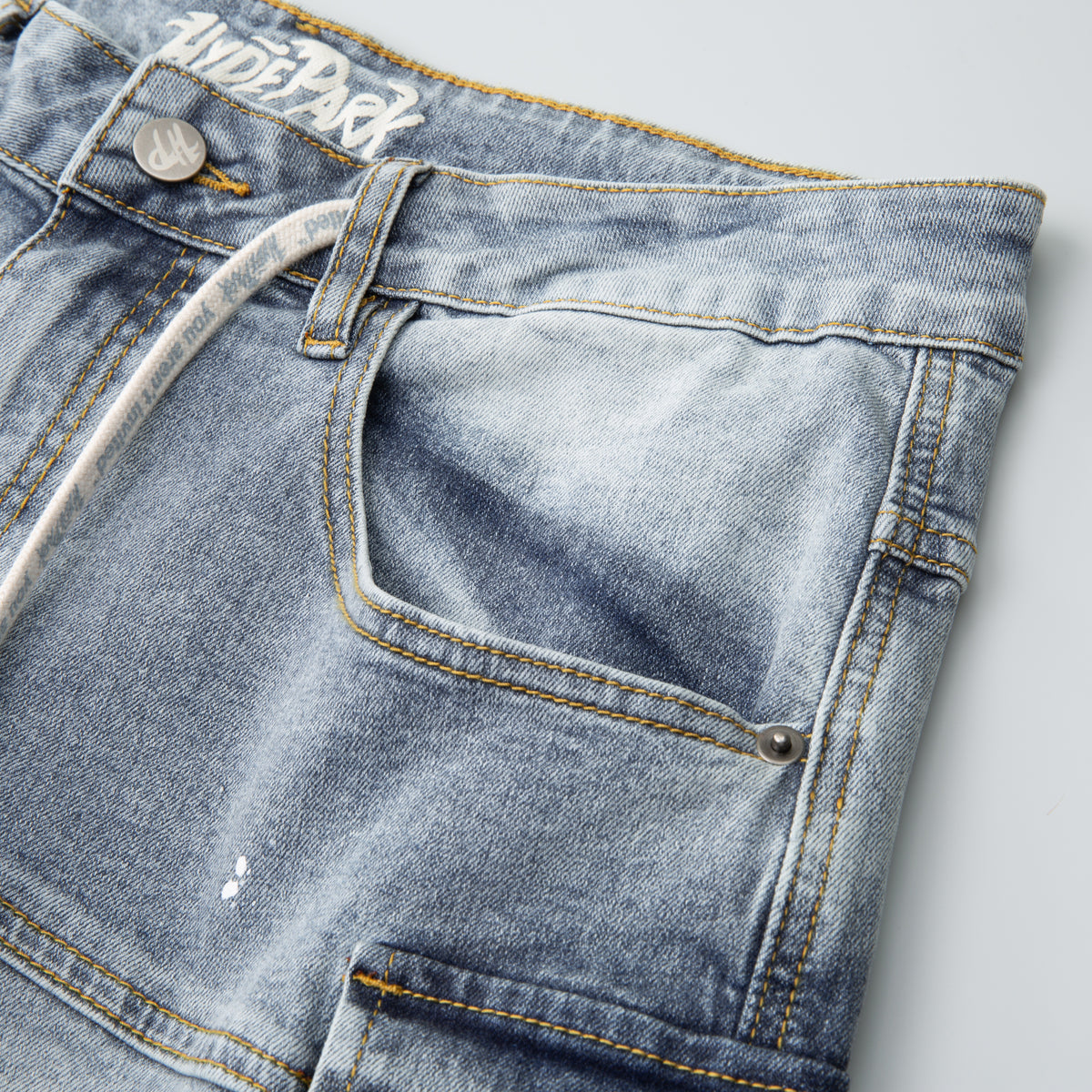 Velocity Cargo Denim Short - Blue
