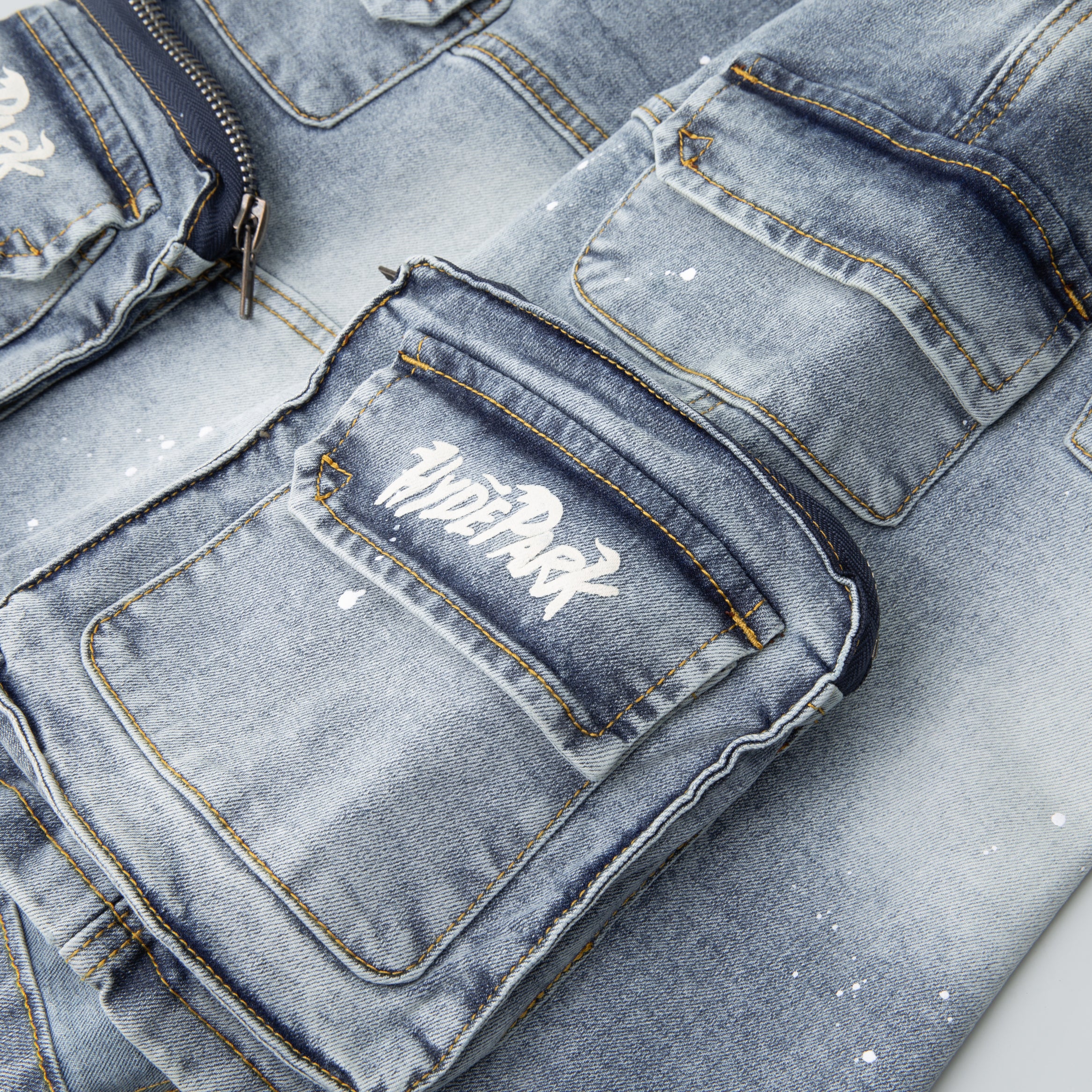 Velocity Cargo Denim Short - Blue