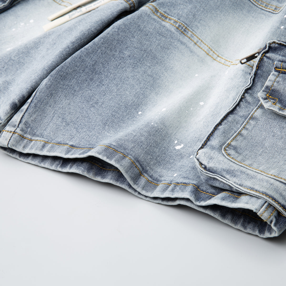 Velocity Cargo Denim Short - Blue