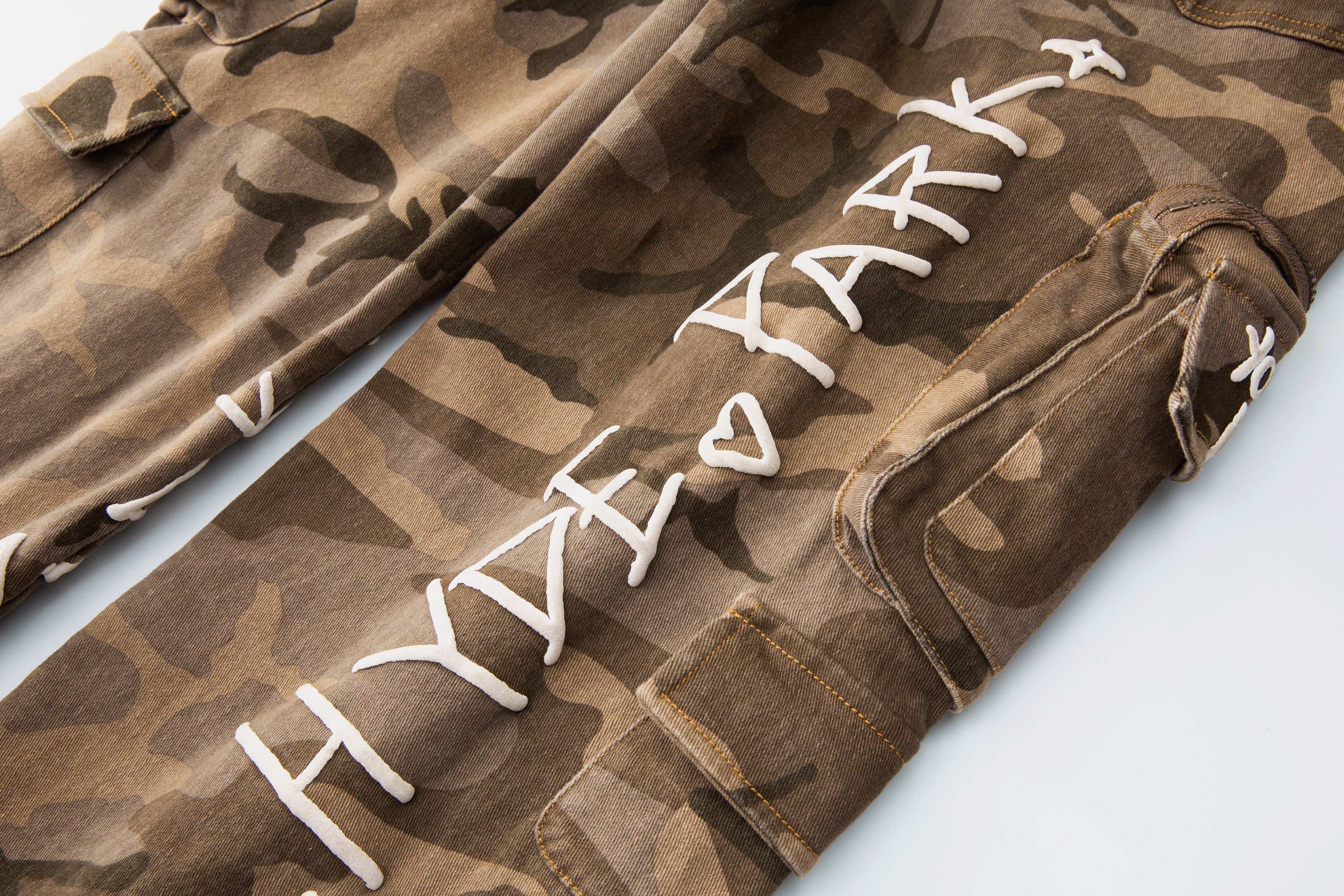 Urban Desert Camo Cargo Fatigue - Brown
